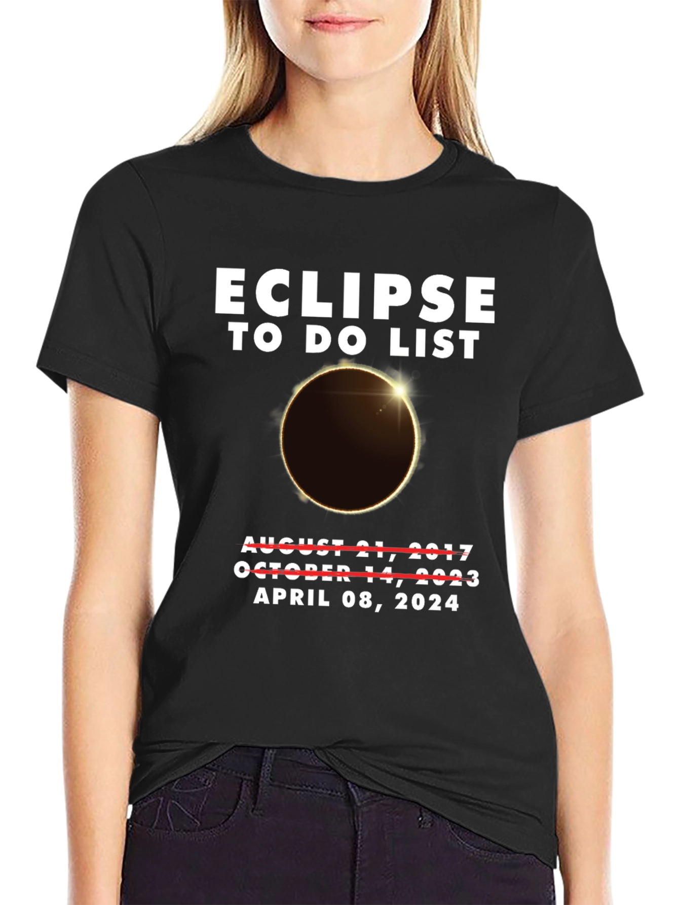 Eclipse To-Do List April 2024 T-Shirt