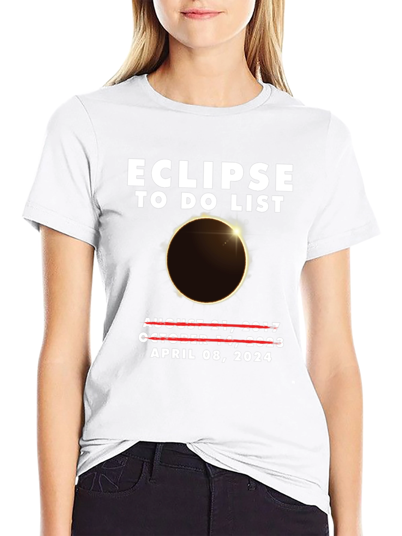 Eclipse To-Do List April 2024 T-Shirt