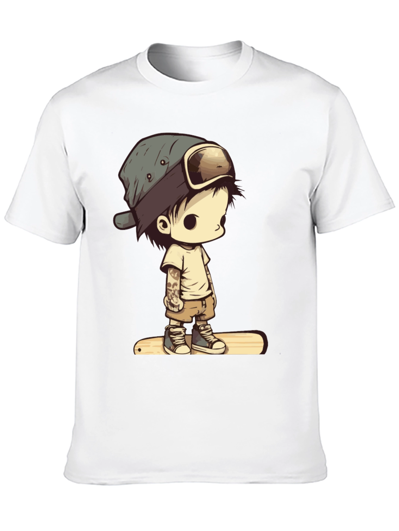 Cool Kid Cartoon Graphic Tee