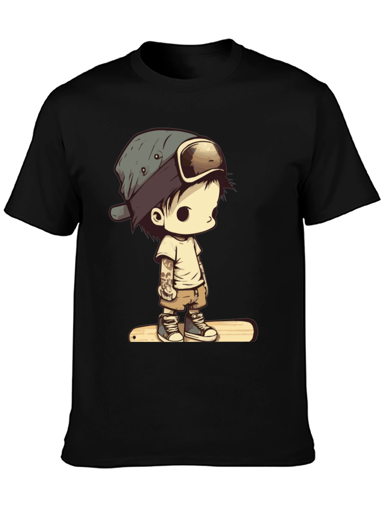 Cool Kid Cartoon Graphic Tee