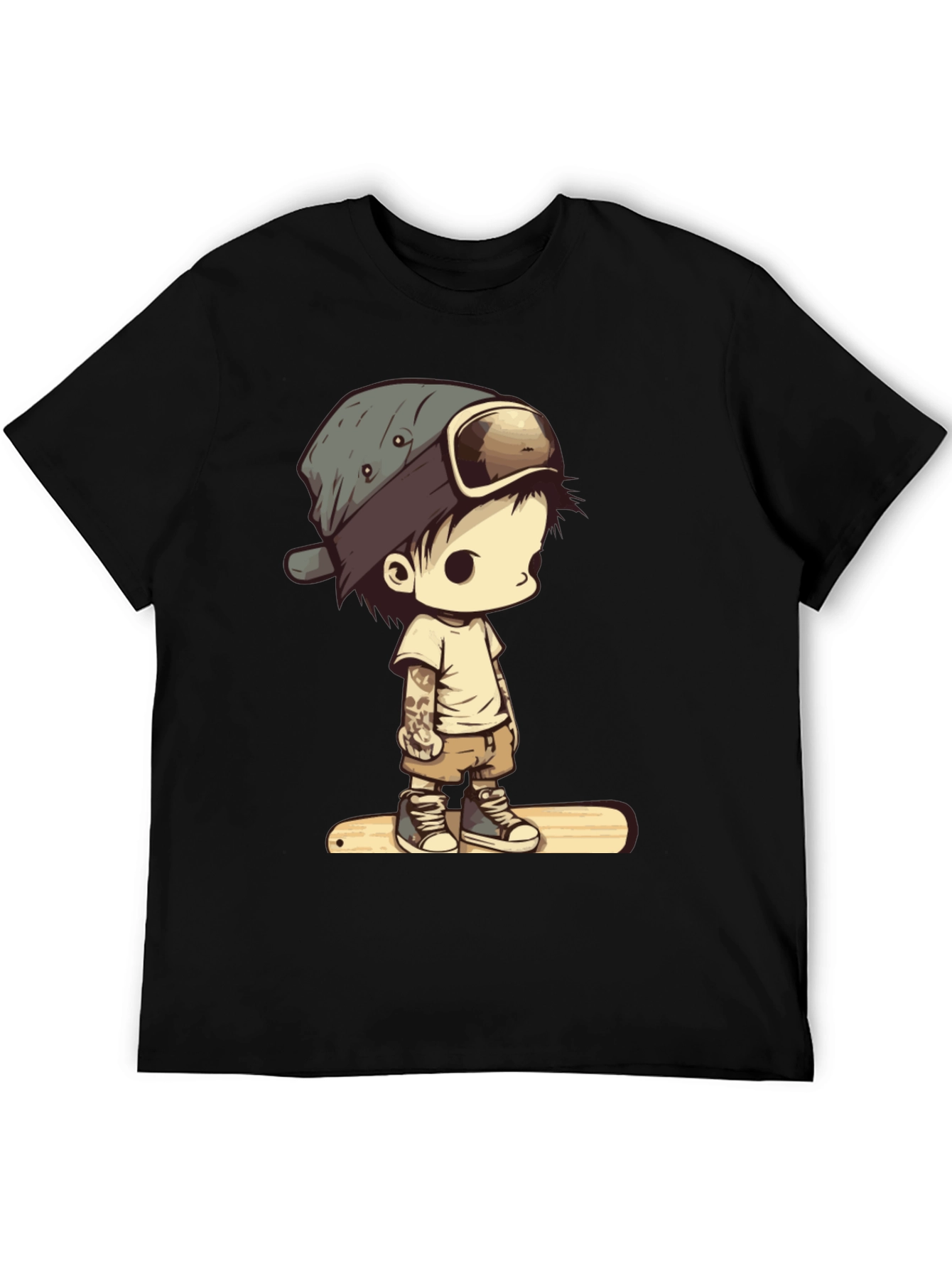 Cool Kid Cartoon Graphic Tee