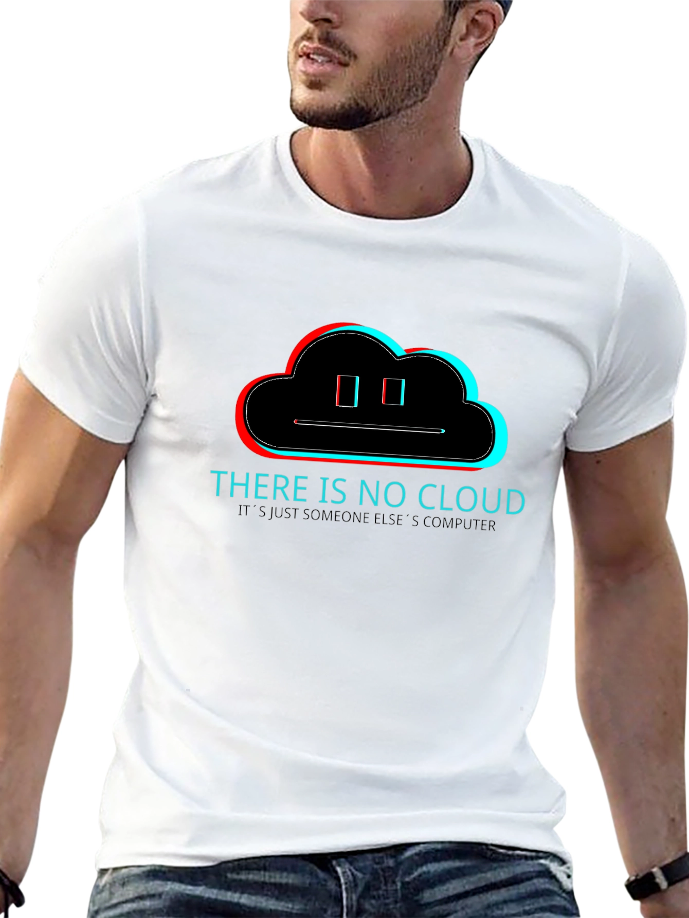 Humorous There is No Cloud T-Shirt