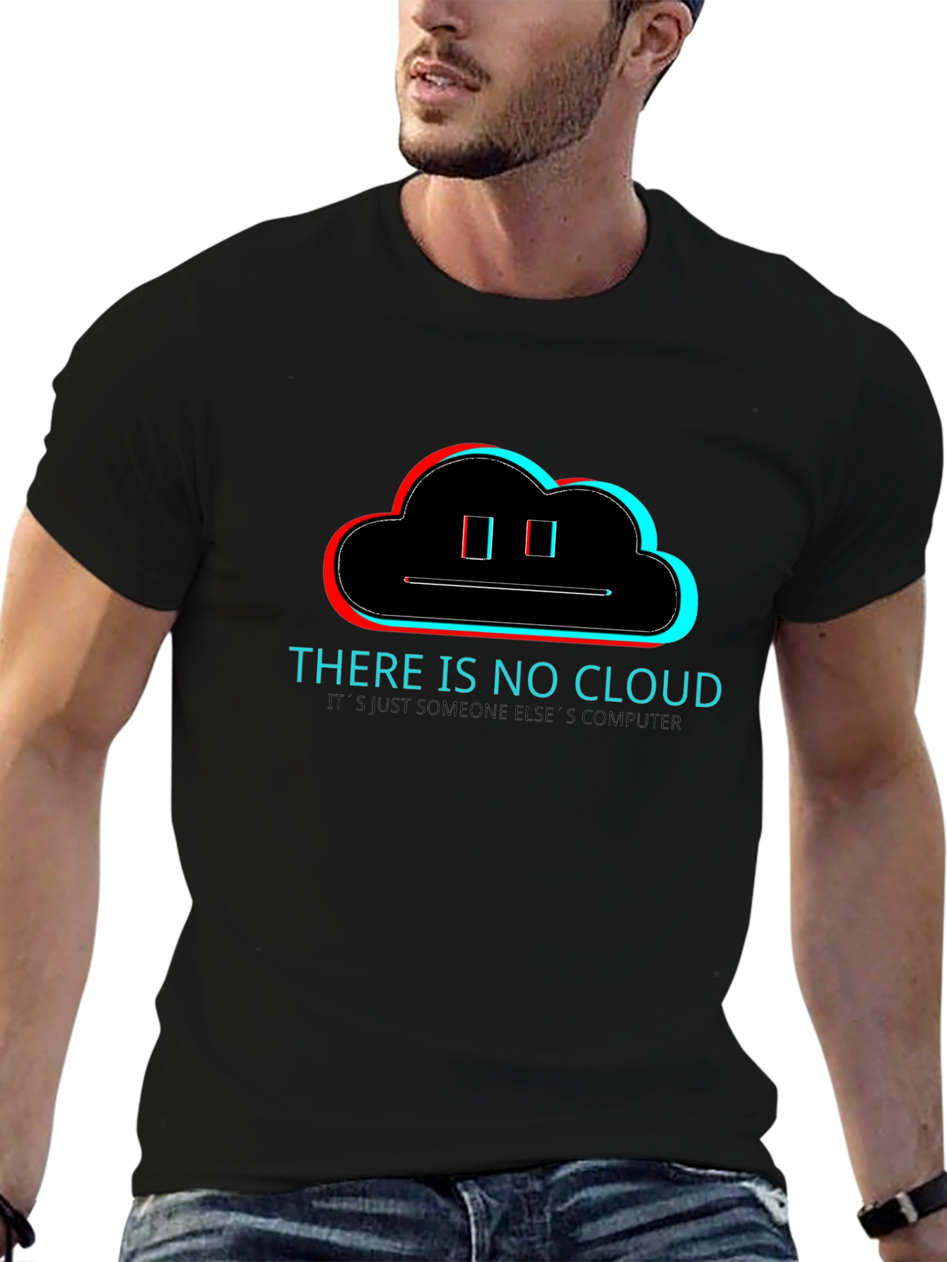 Humorous There is No Cloud T-Shirt