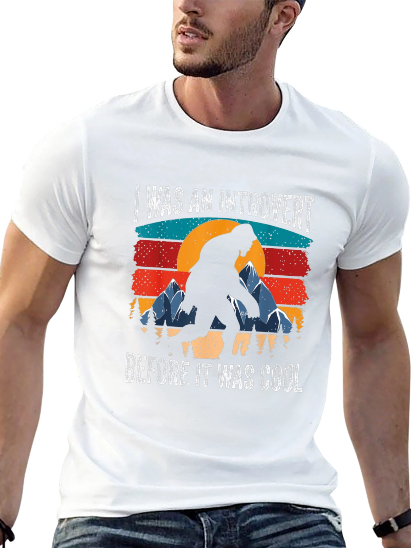 Introvert Bigfoot Graphic Tee