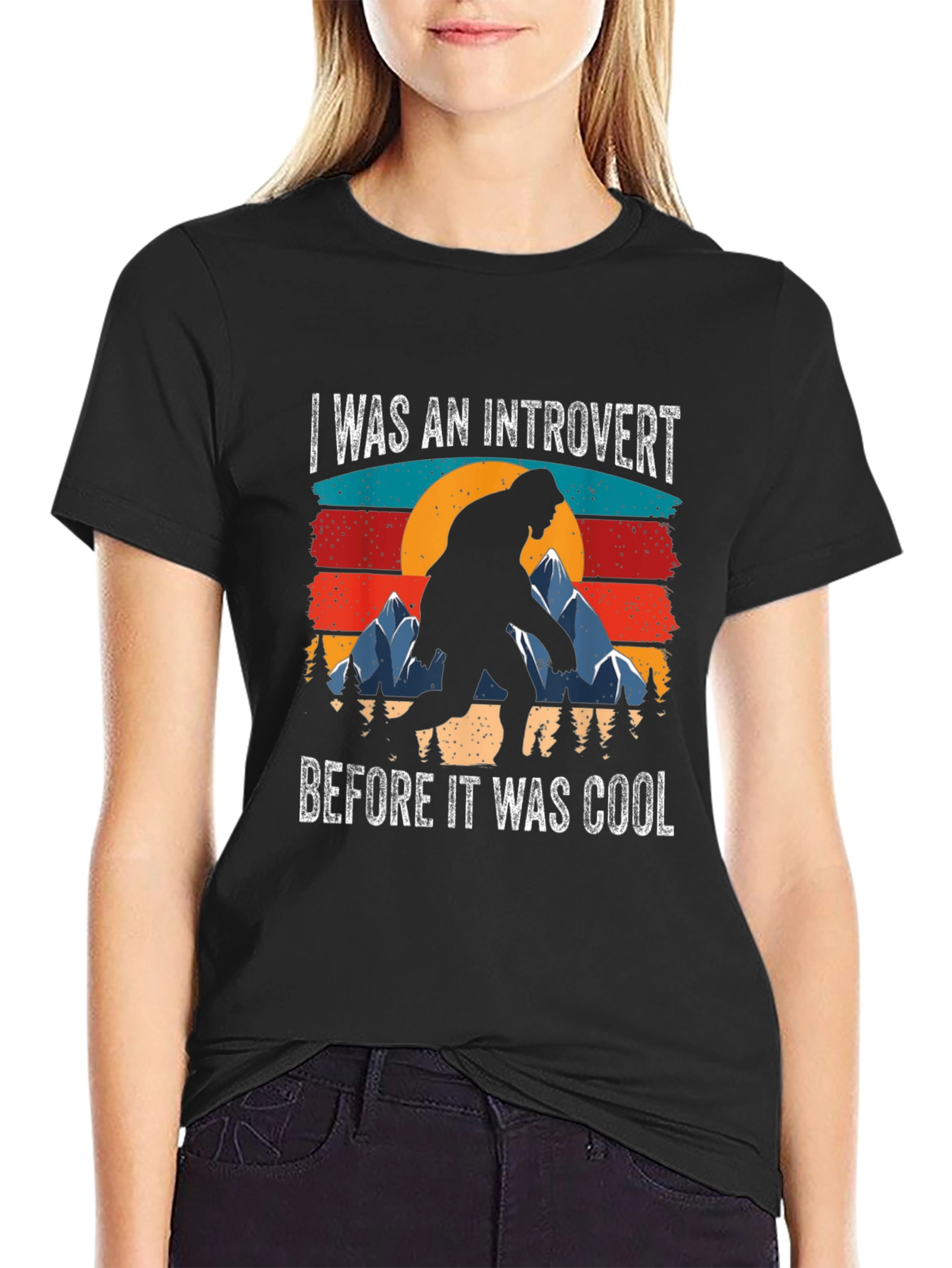 Introvert Bigfoot Graphic Tee