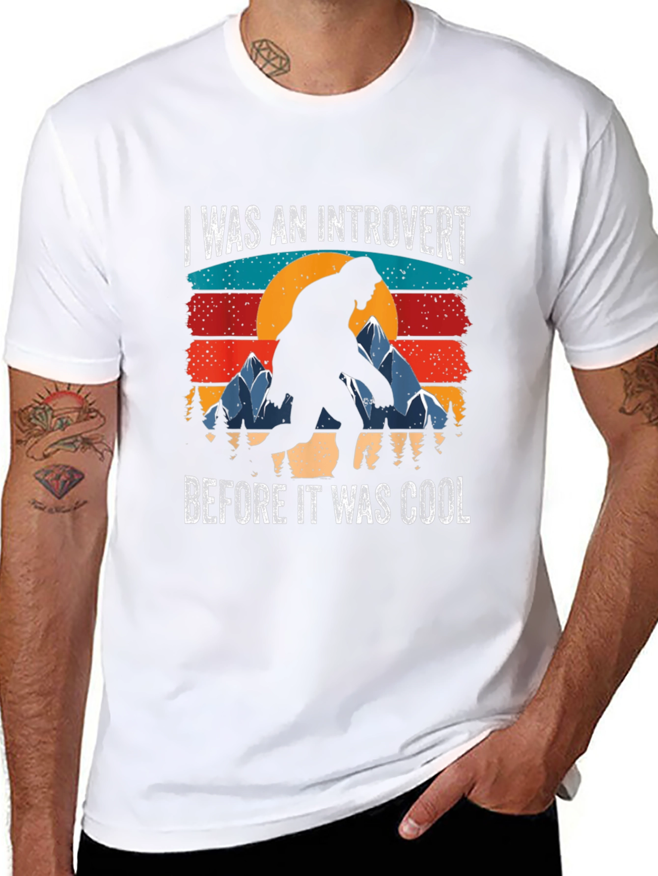 Introvert Bigfoot Graphic Tee