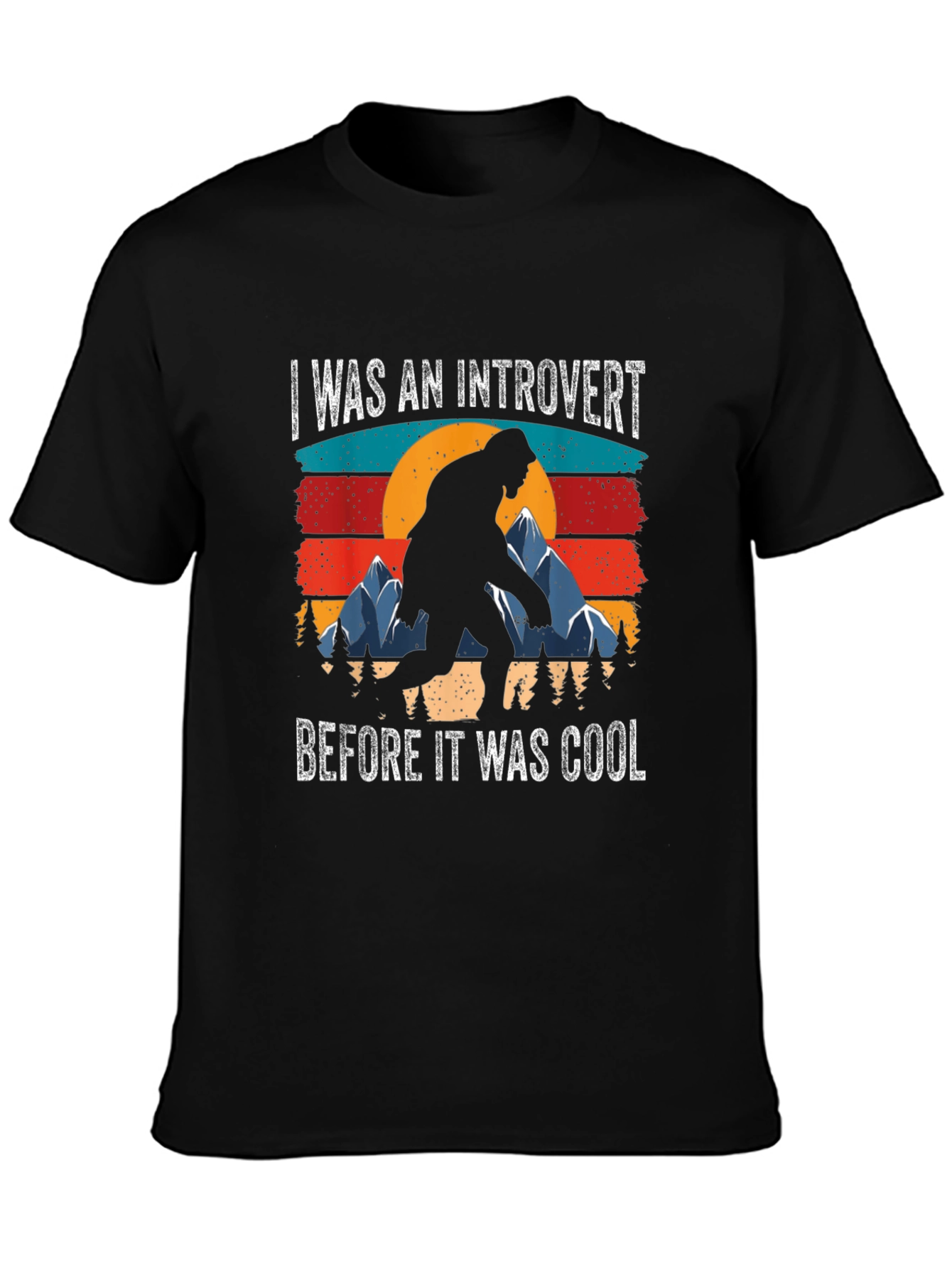 Introvert Bigfoot Graphic Tee