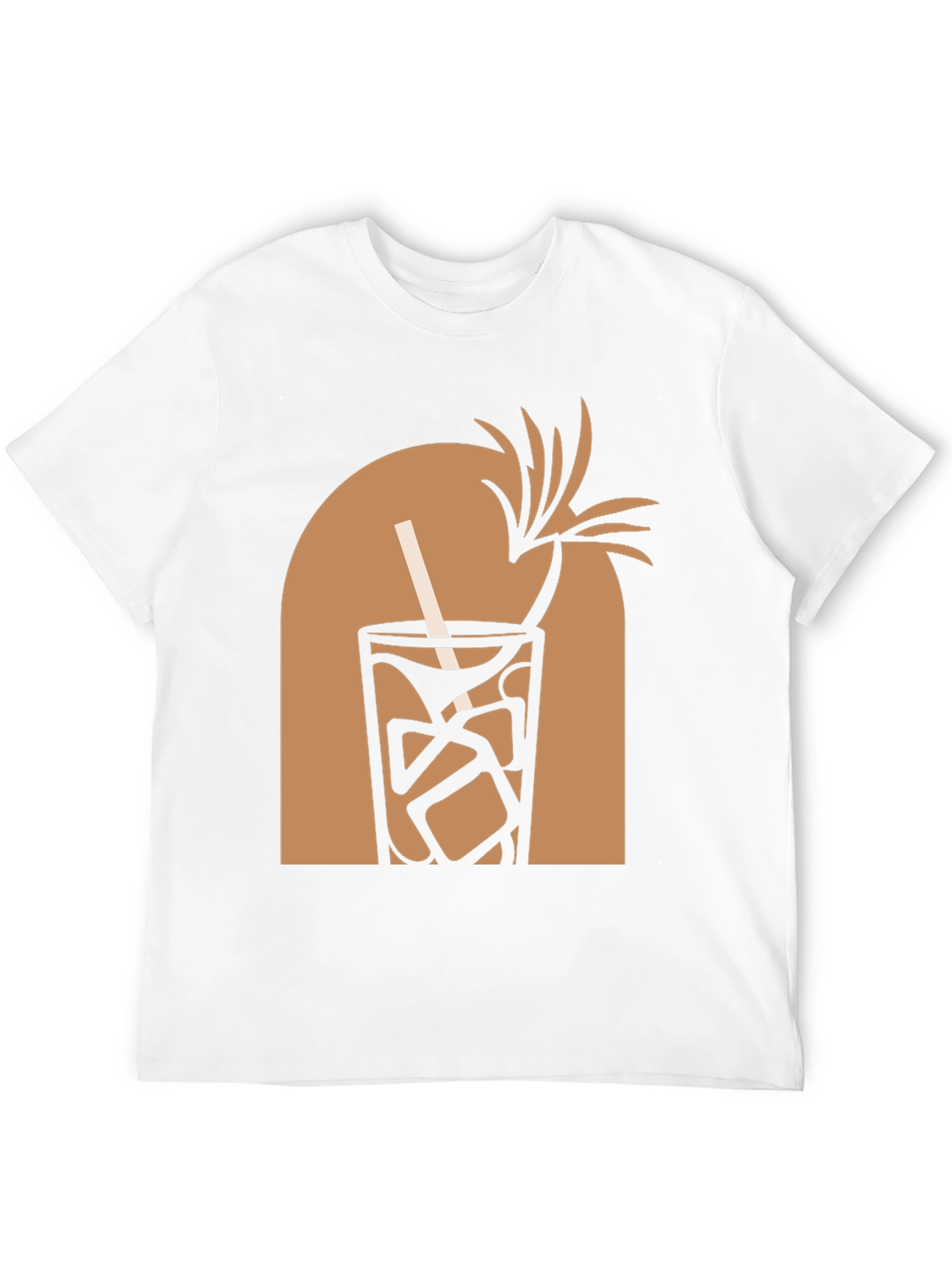 Tropical Drink Graphic T-Shirt