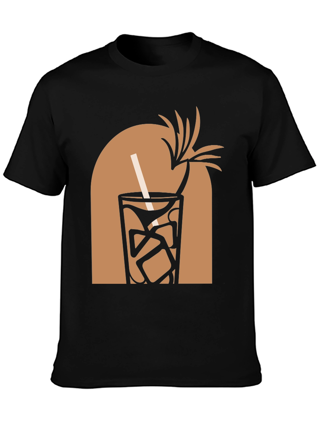 Tropical Drink Graphic T-Shirt