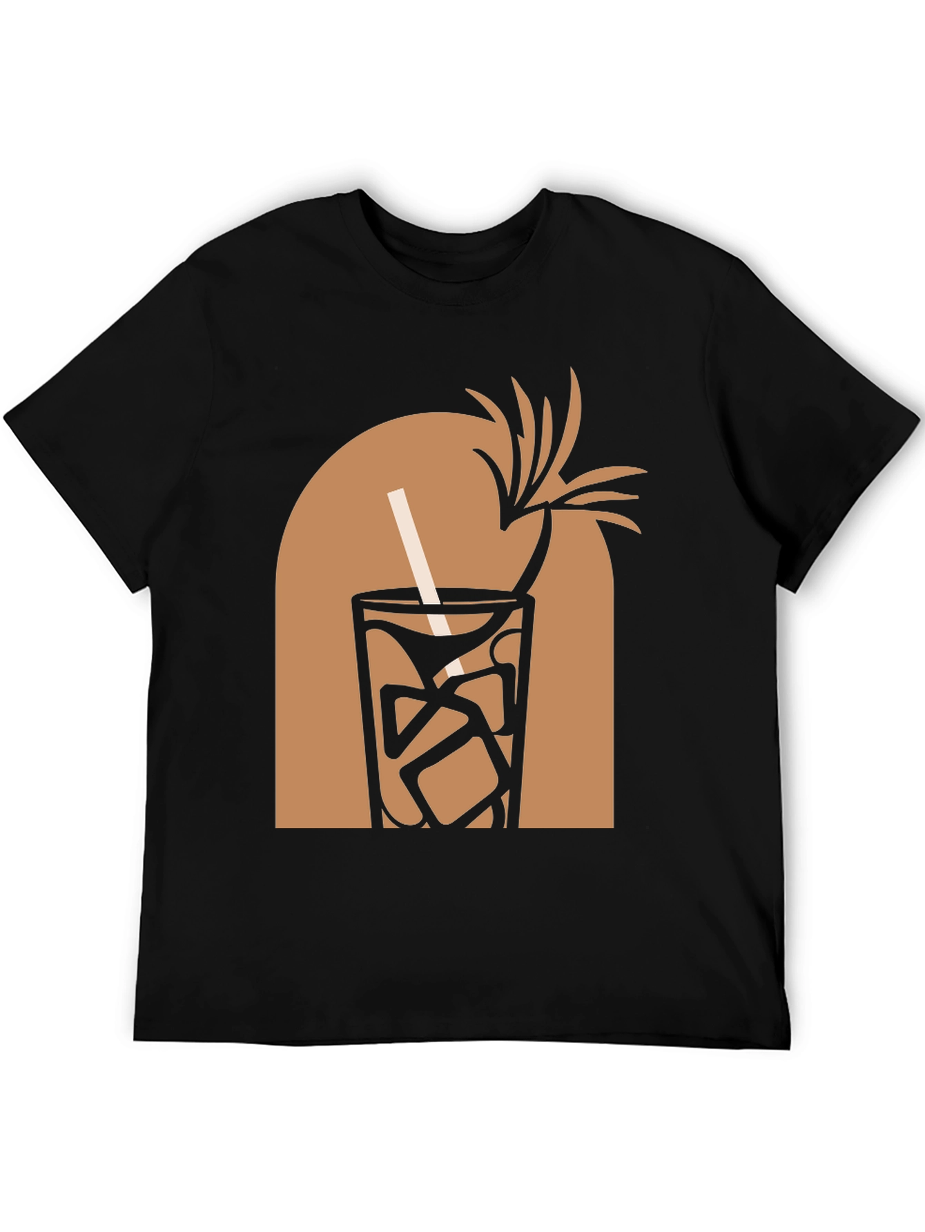 Tropical Drink Graphic T-Shirt