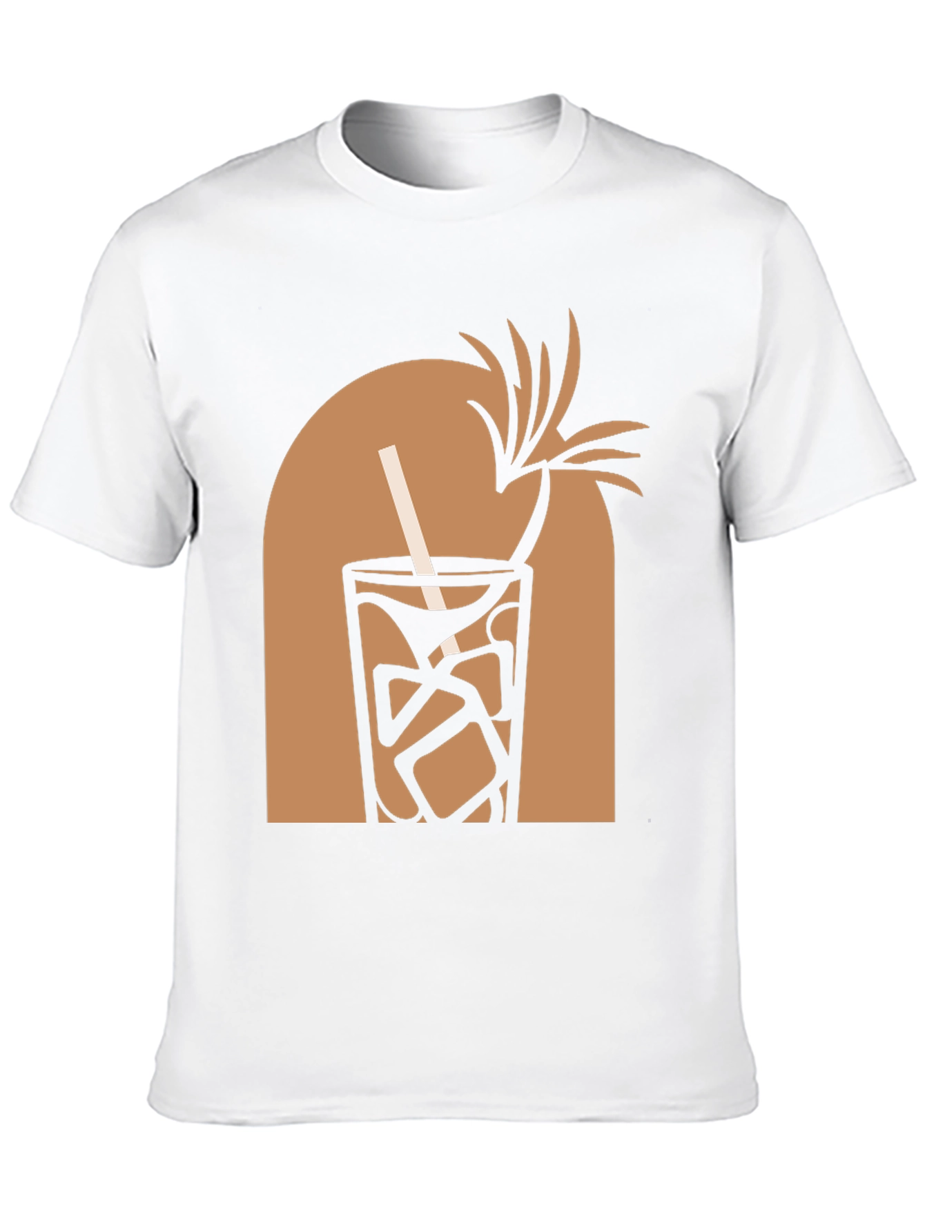 Tropical Drink Graphic T-Shirt