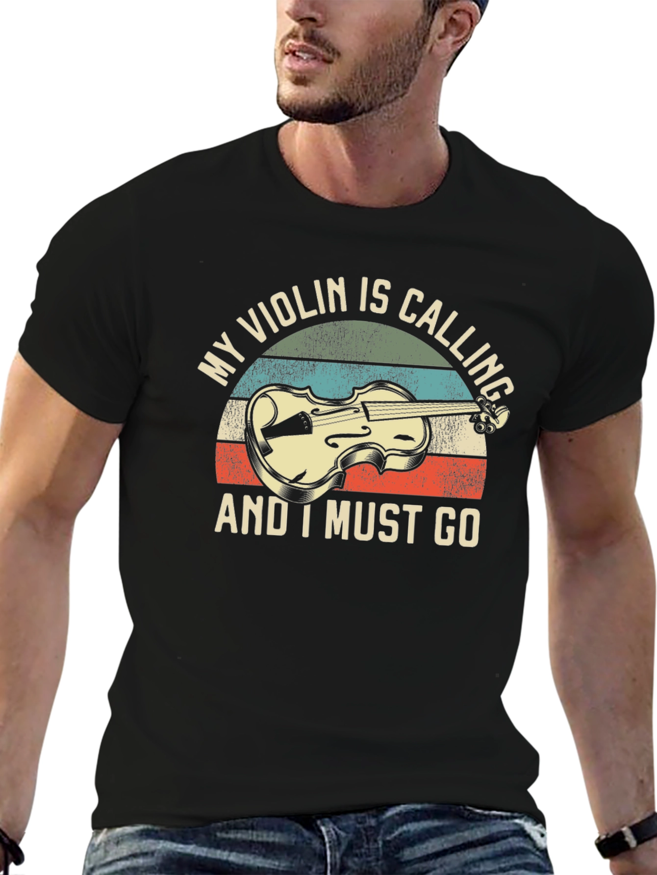 Violin Calling T-Shirt: Musicians Novelty Tee