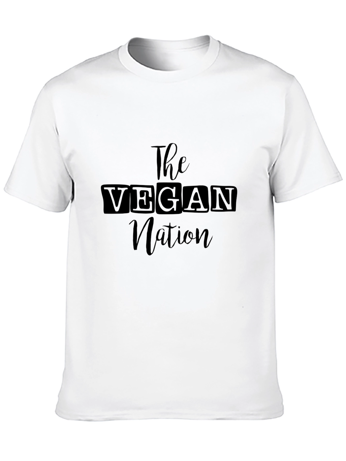 The Vegan Nation Black T-Shirt