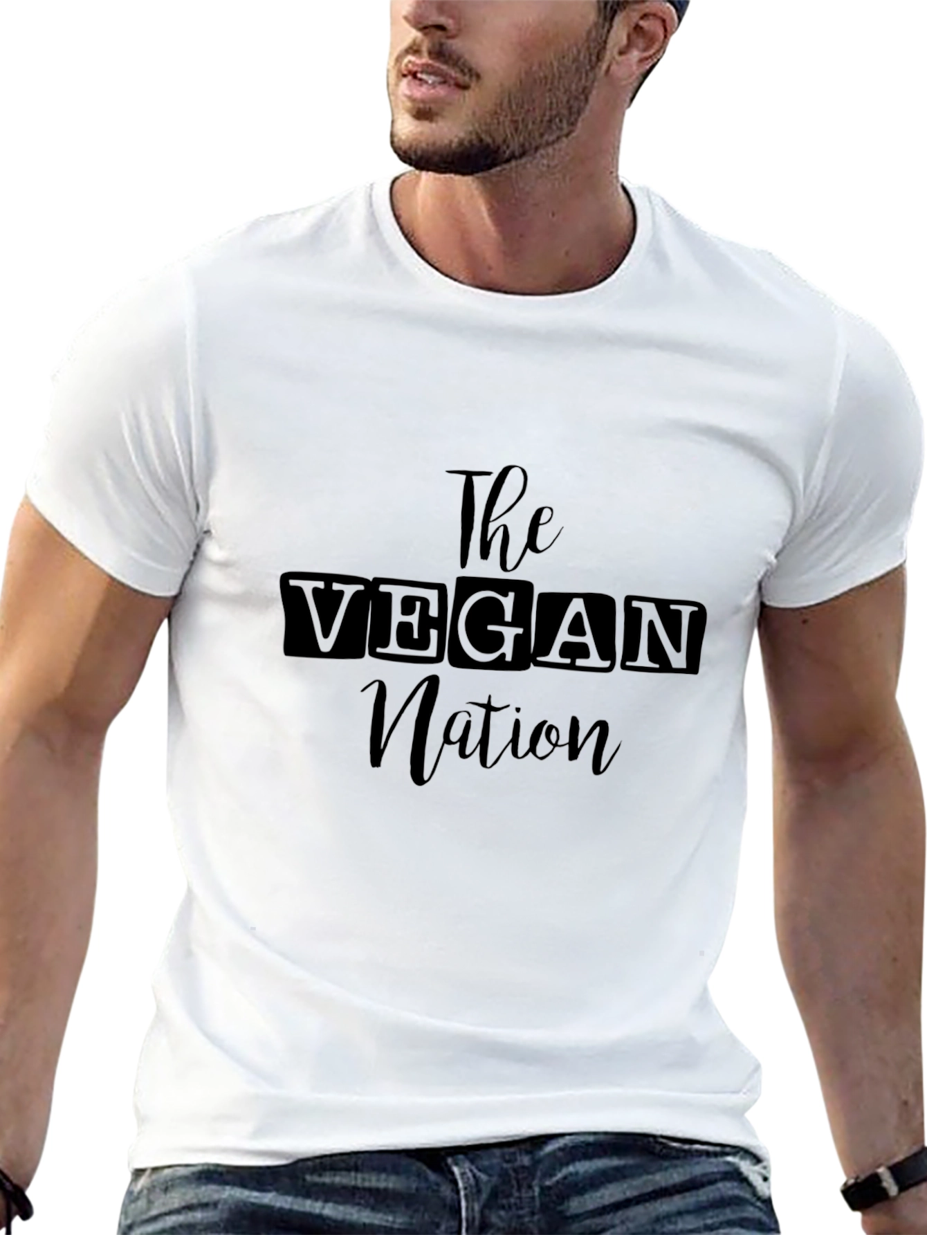 The Vegan Nation Black T-Shirt