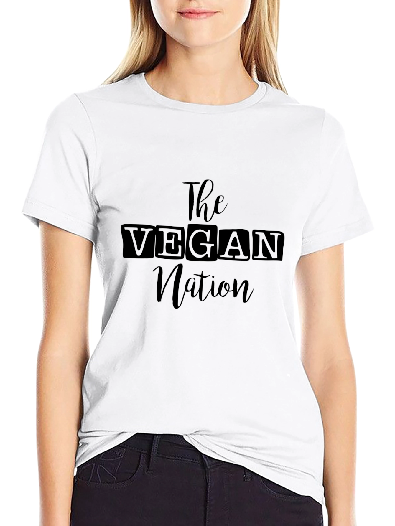 The Vegan Nation Black T-Shirt