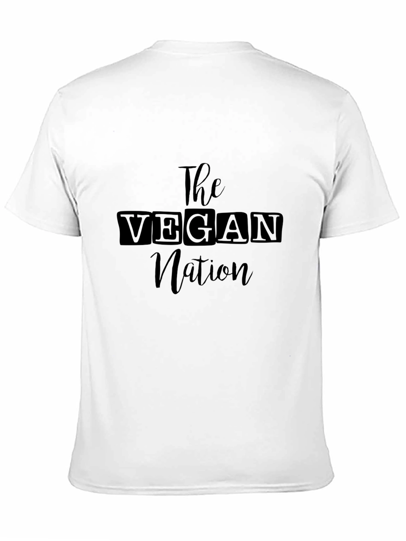 The Vegan Nation Black T-Shirt