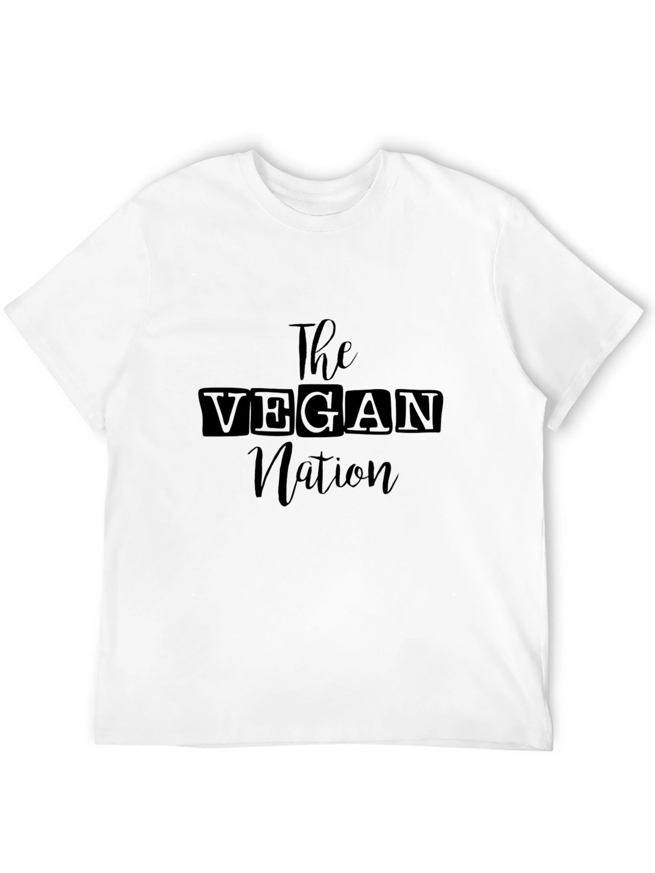 The Vegan Nation Black T-Shirt
