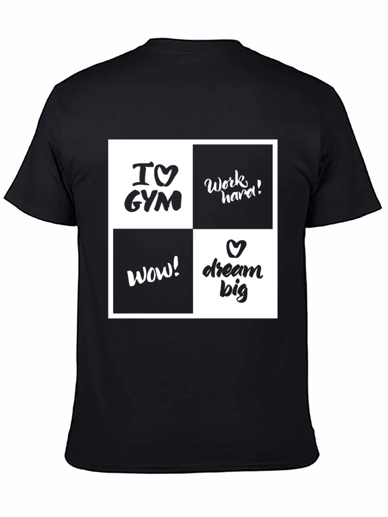 I Love Gym Motivational Graphic T-Shirt