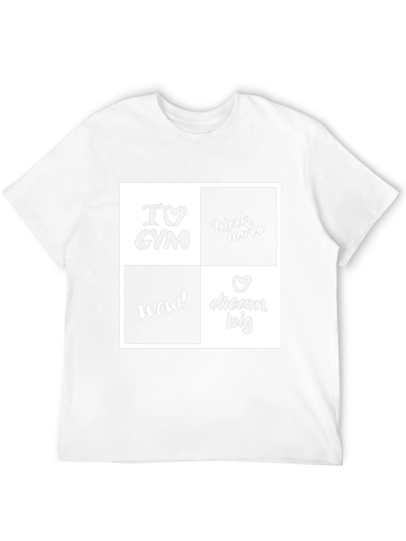 I Love Gym Motivational Graphic T-Shirt
