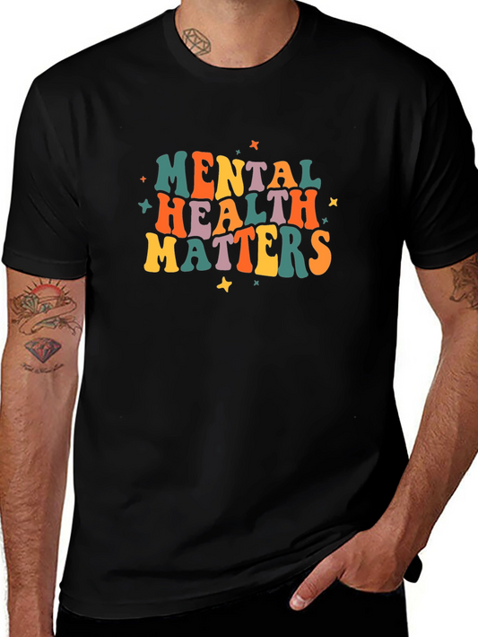Mental Health Matters Graphic Tee - Trendy Comfort