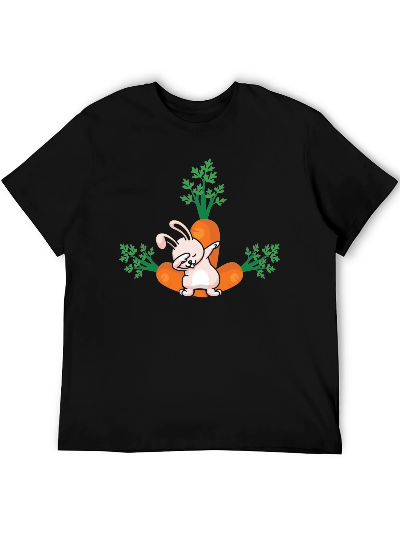 Dabbing Easter Bunny with Carrots T-Shirt