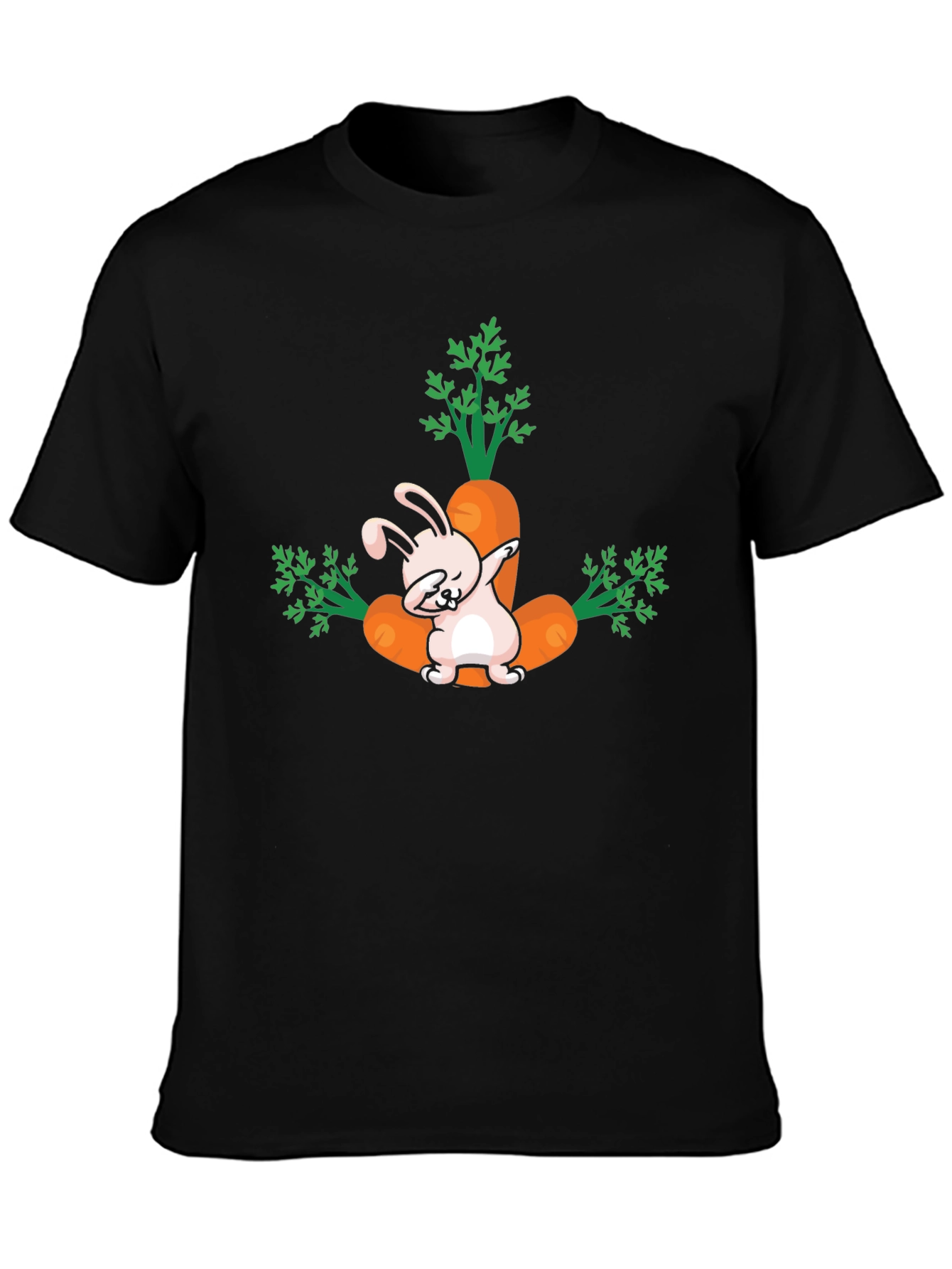 Dabbing Easter Bunny with Carrots T-Shirt