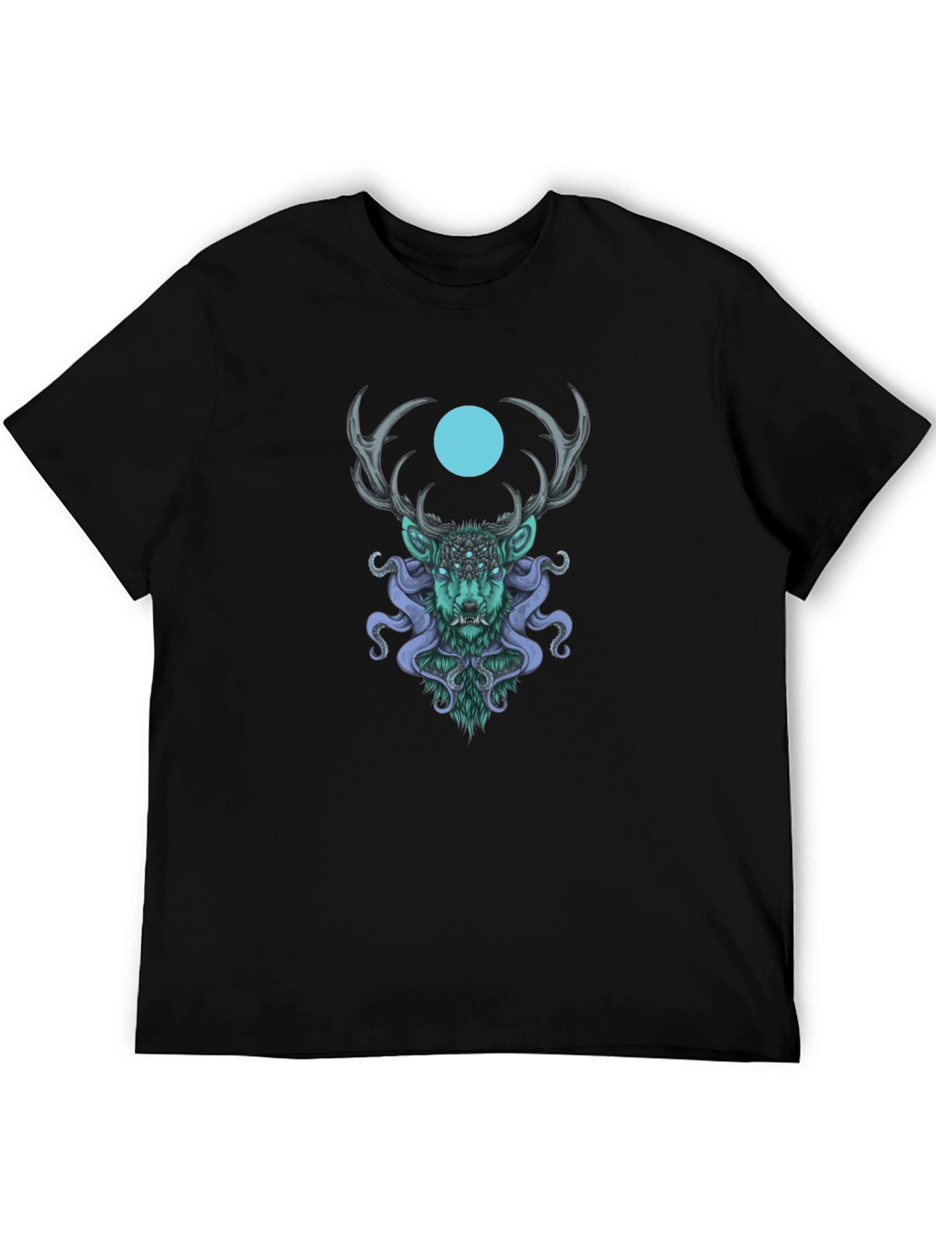 Mystic Deer Graphic Tee - Stylish & Unique