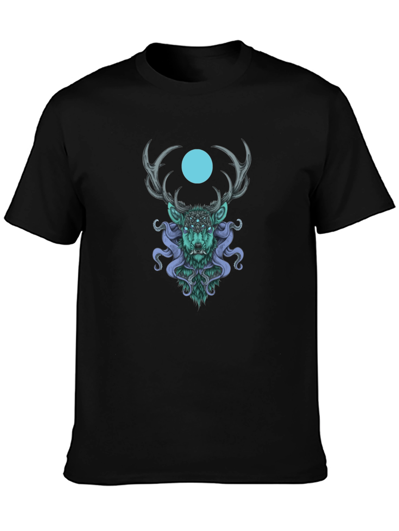 Mystic Deer Graphic Tee - Stylish & Unique