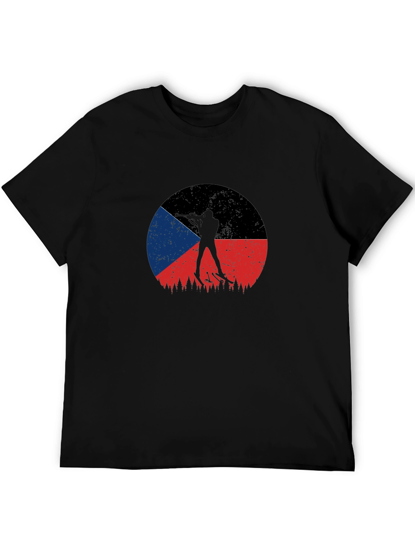 Czech Biathlon Flag T-Shirt
