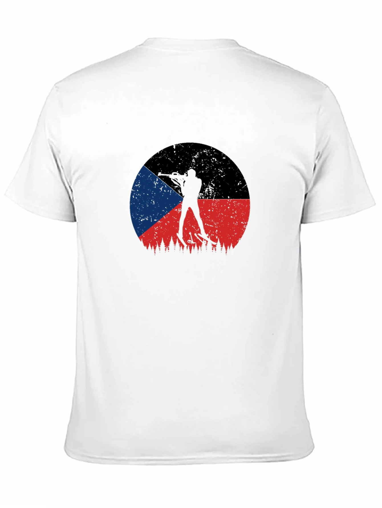 Czech Biathlon Flag T-Shirt