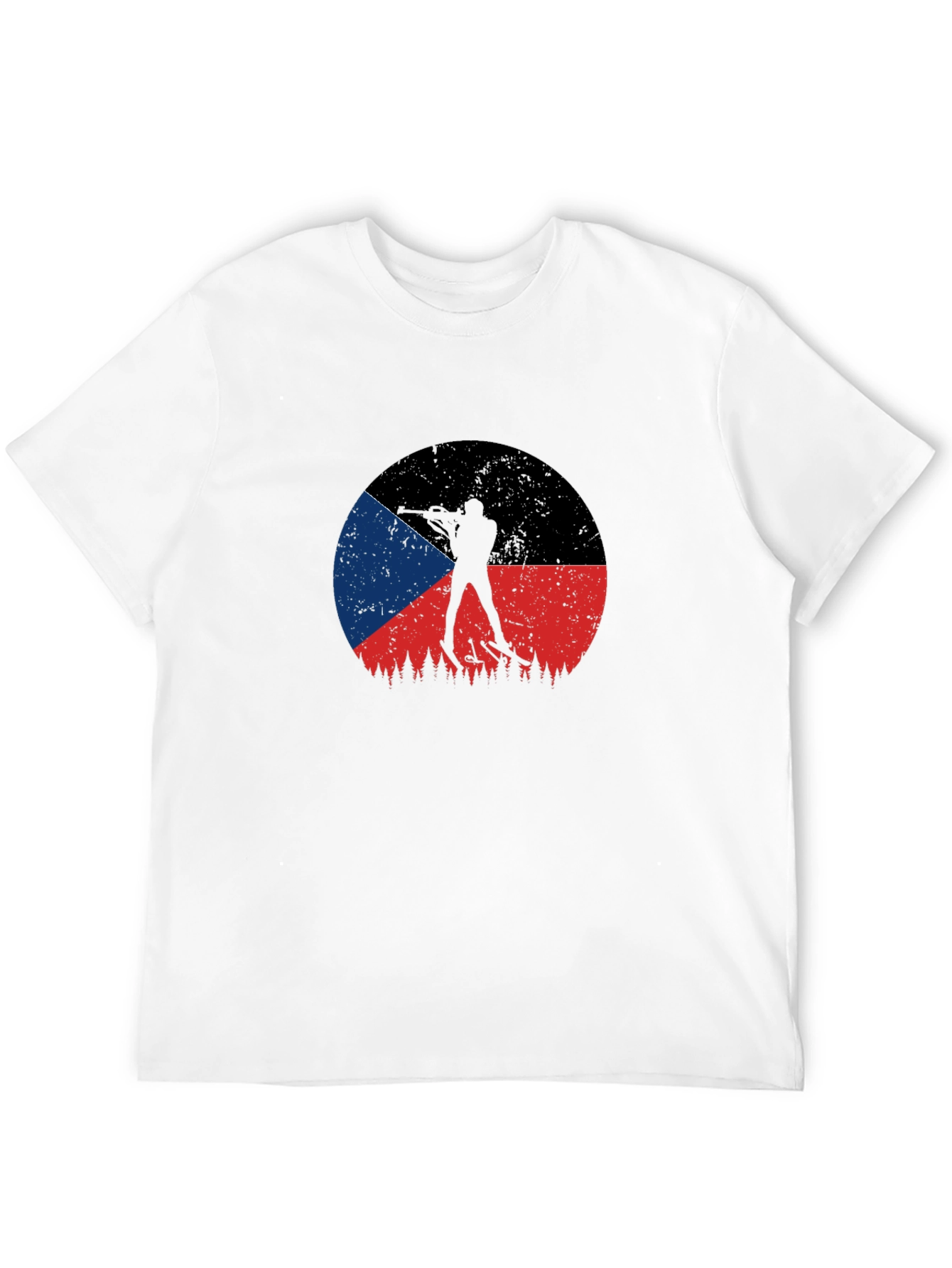 Czech Biathlon Flag T-Shirt