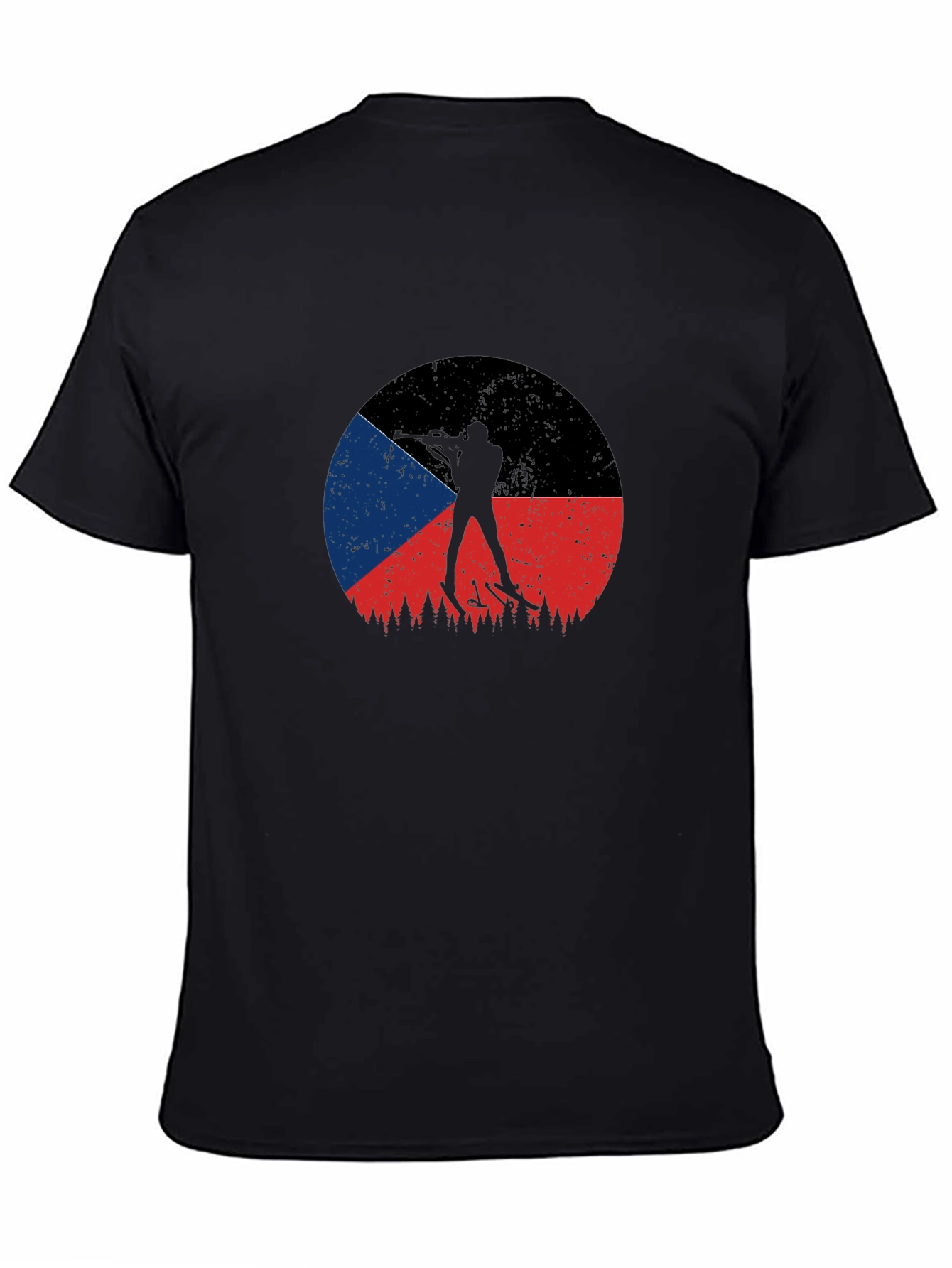 Czech Biathlon Flag T-Shirt