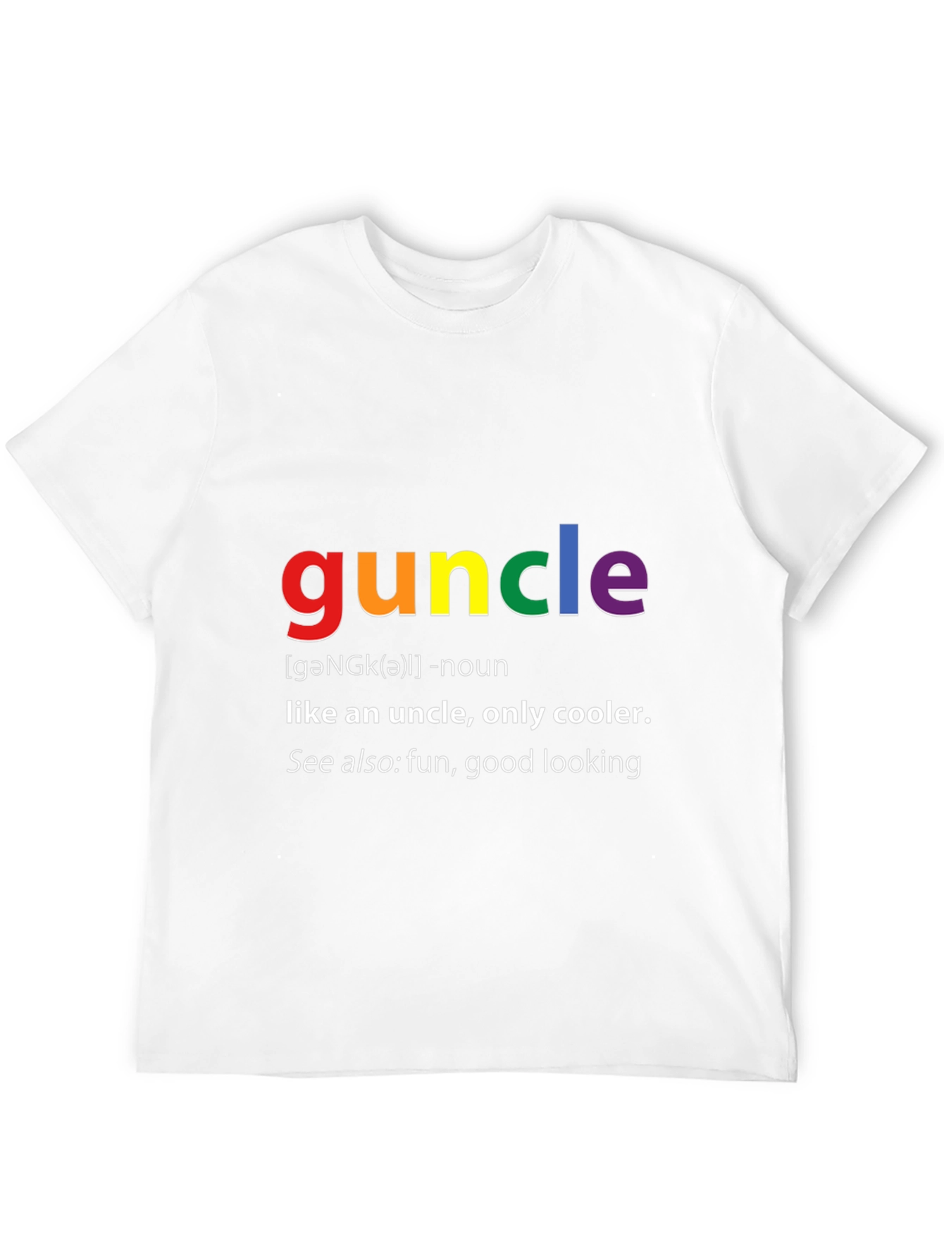 Guncle Definition T-Shirt - Fun Uncle Tee