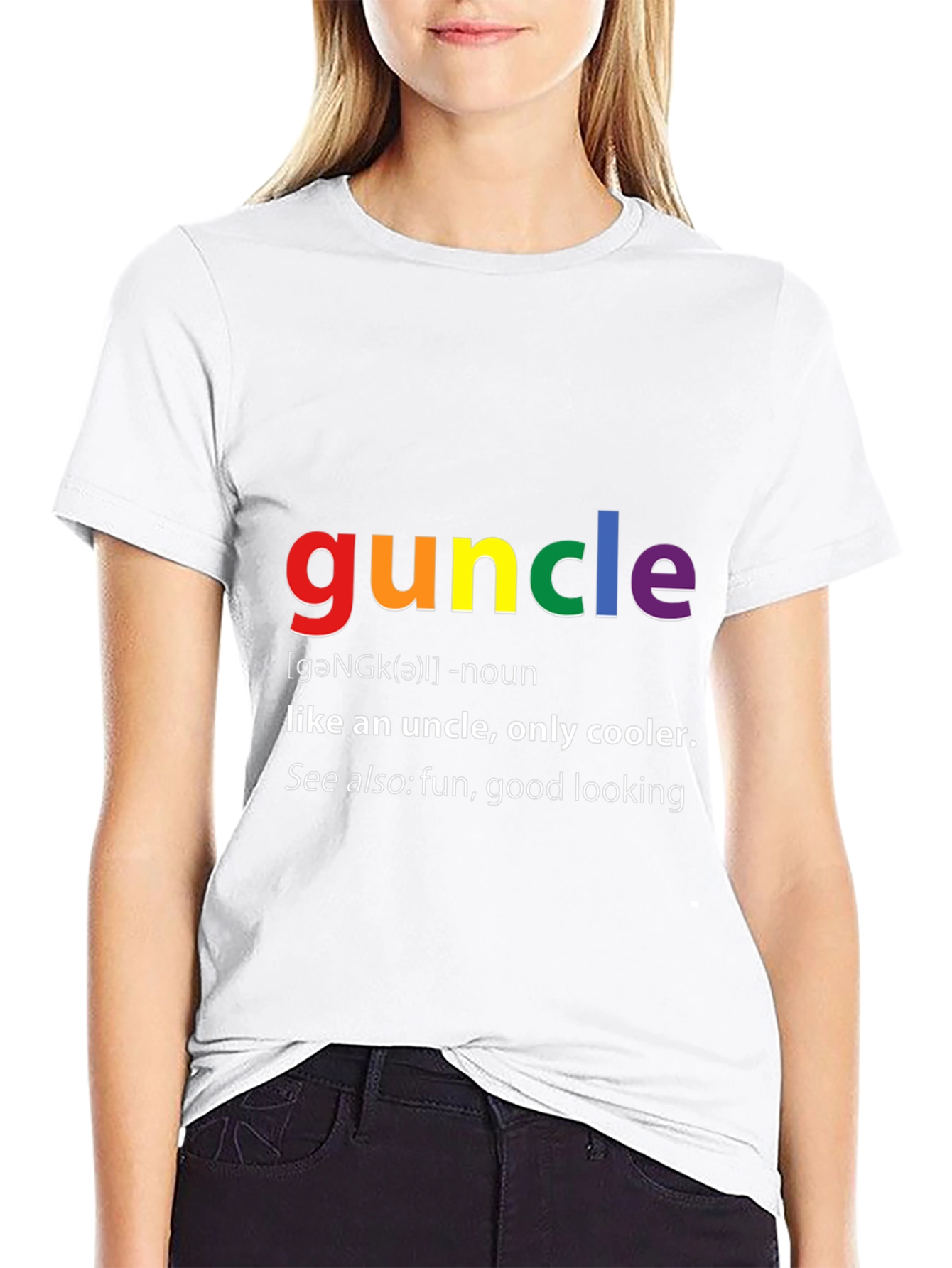 Guncle Definition T-Shirt - Fun Uncle Tee
