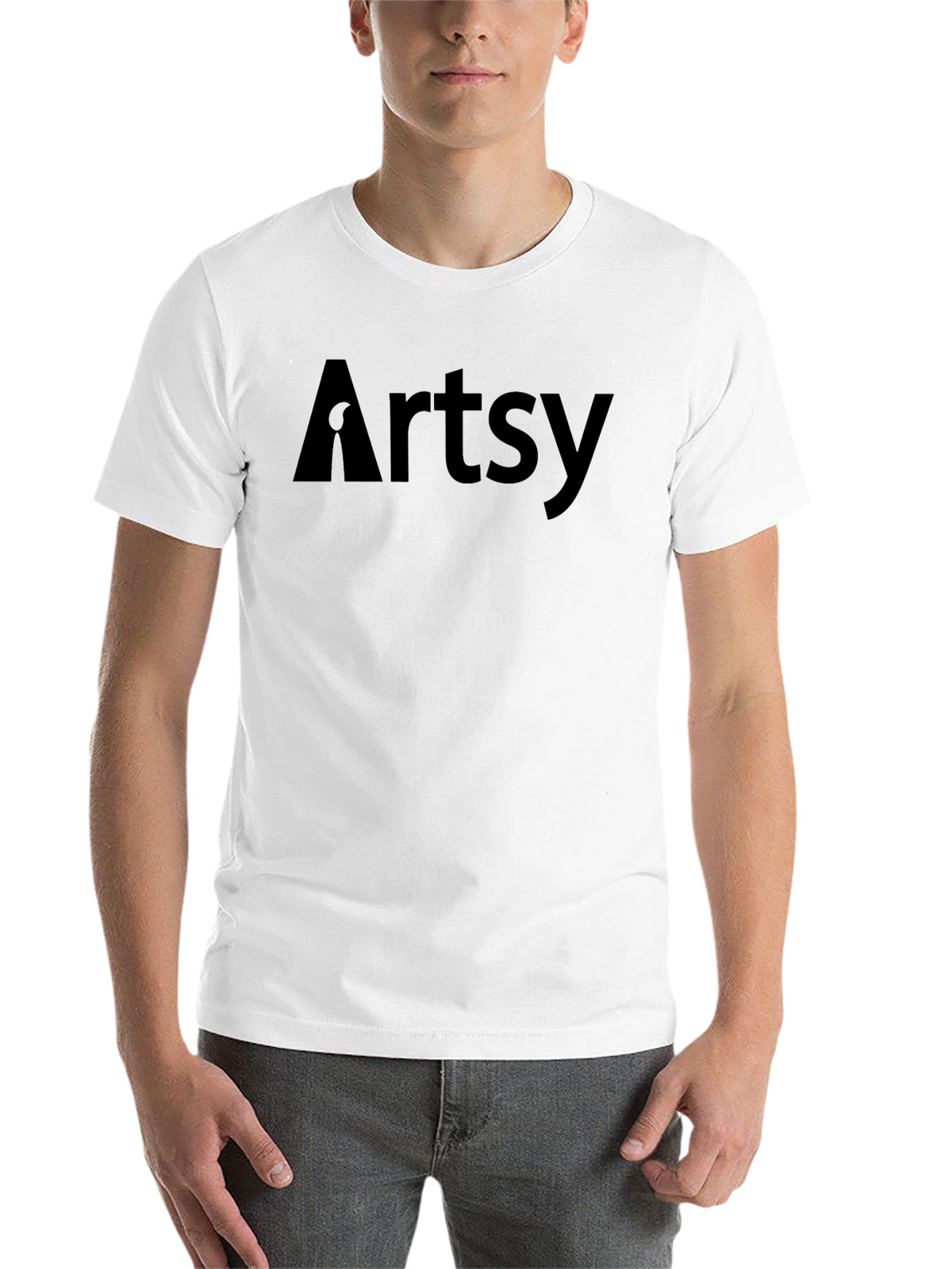 Artsy Black T-Shirt - Stylish Graphic Tee