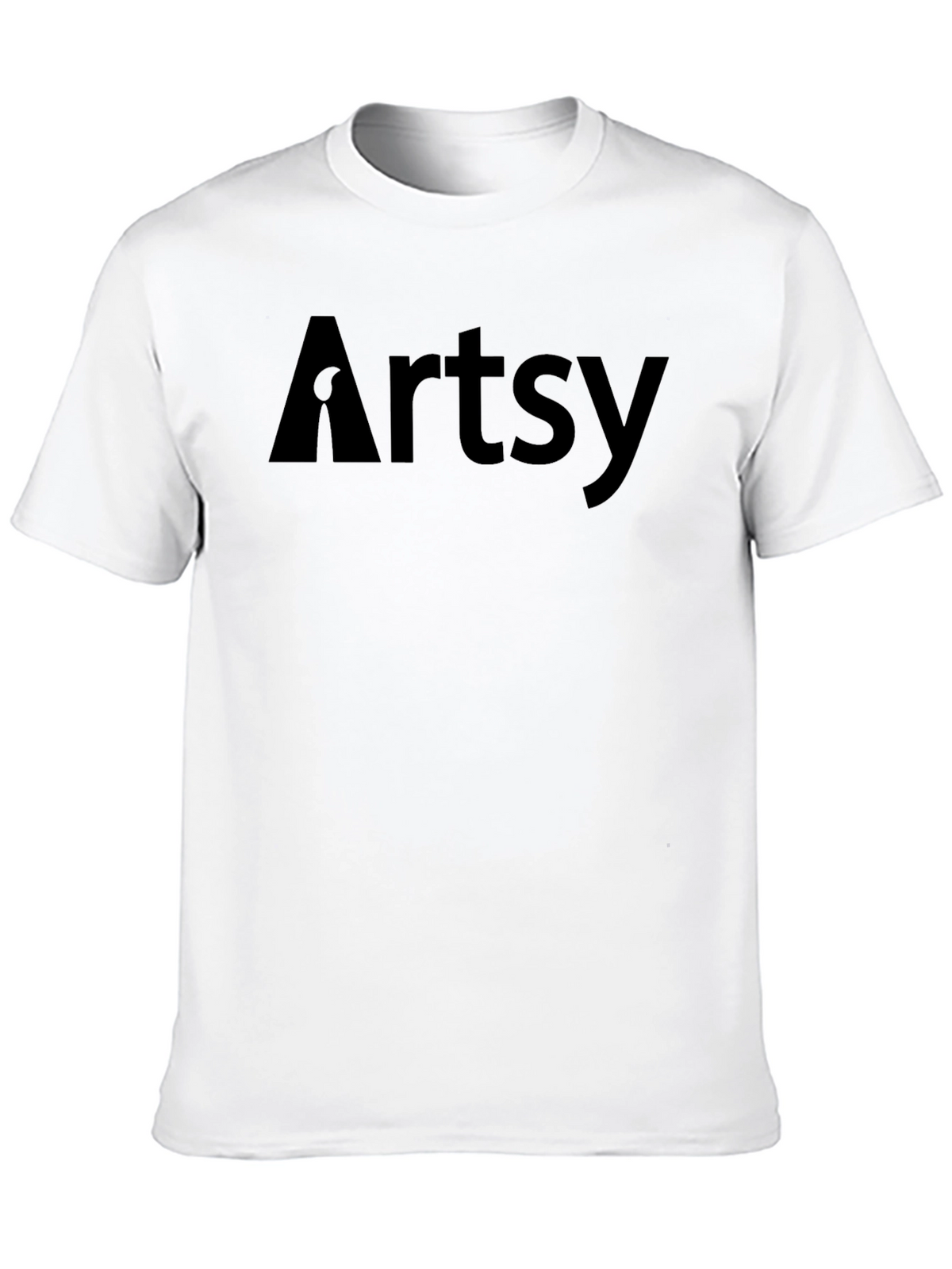 Artsy Black T-Shirt - Stylish Graphic Tee