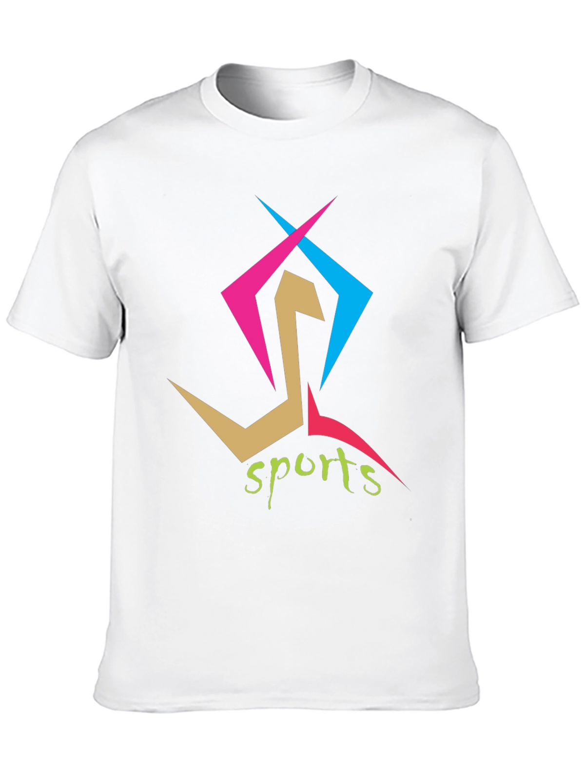 Stylish Sports Graphic Print Black T-Shirt