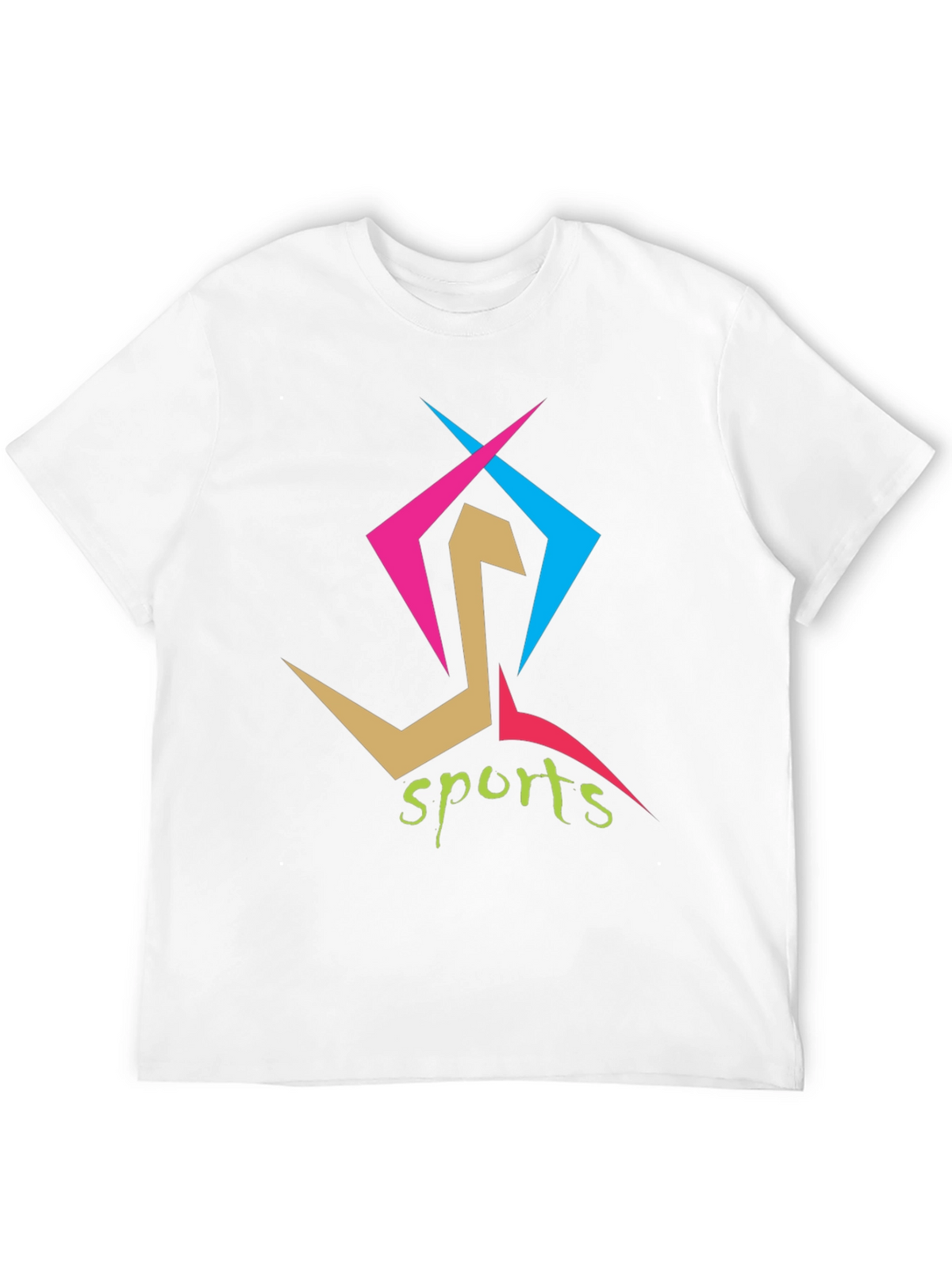 Stylish Sports Graphic Print Black T-Shirt
