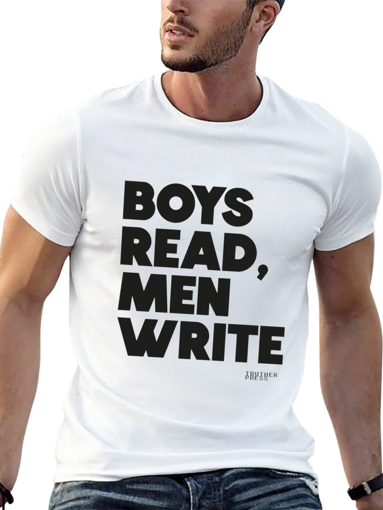 Boys Read Men Write - Graphic T-Shirt
