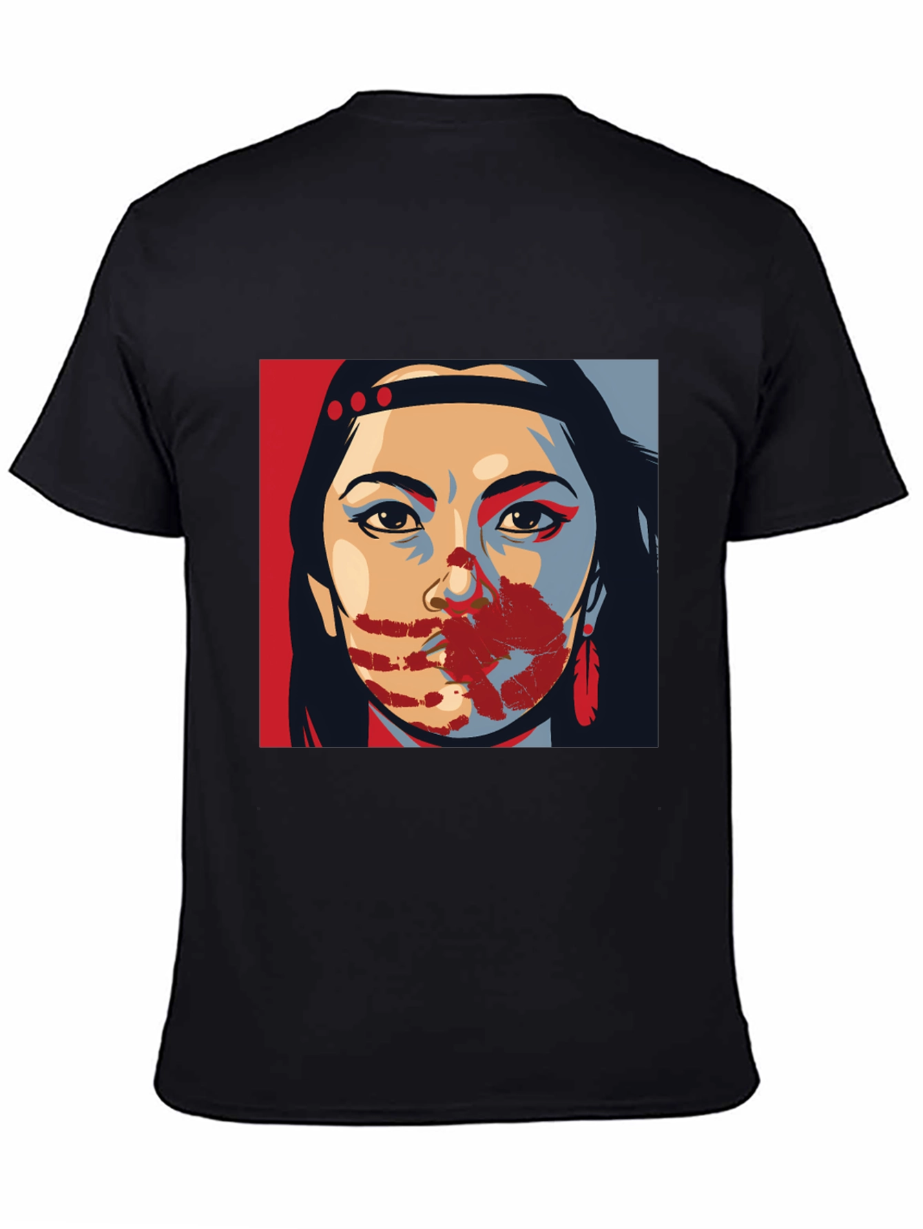 Native American Woman T-Shirt: Bold Statement Tee