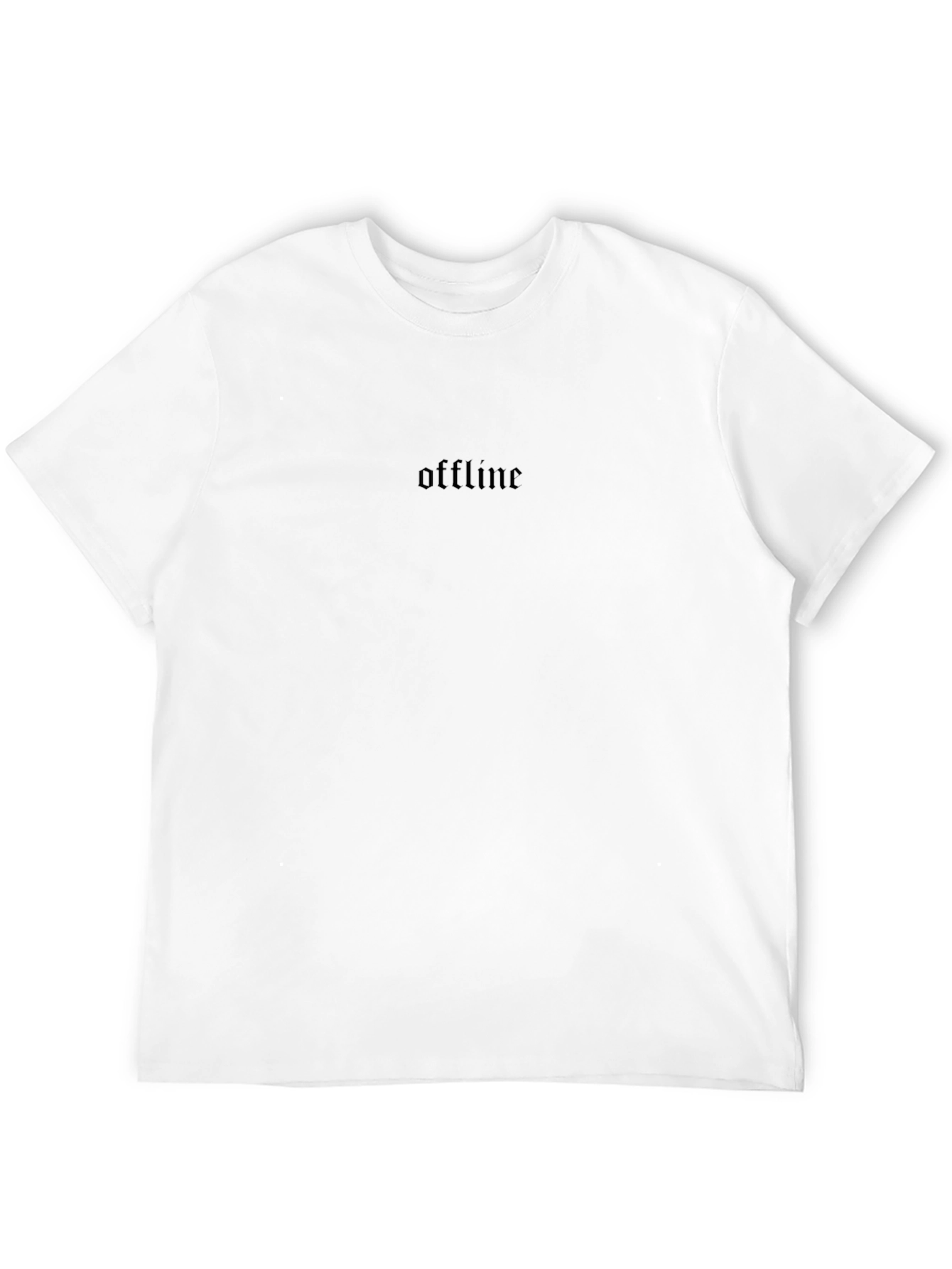 Offline Graphic Black T-Shirt