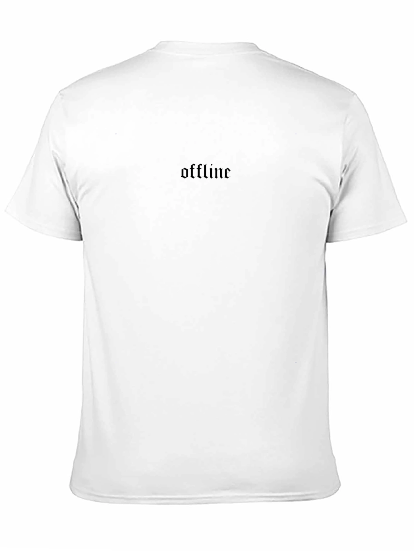 Offline Graphic Black T-Shirt