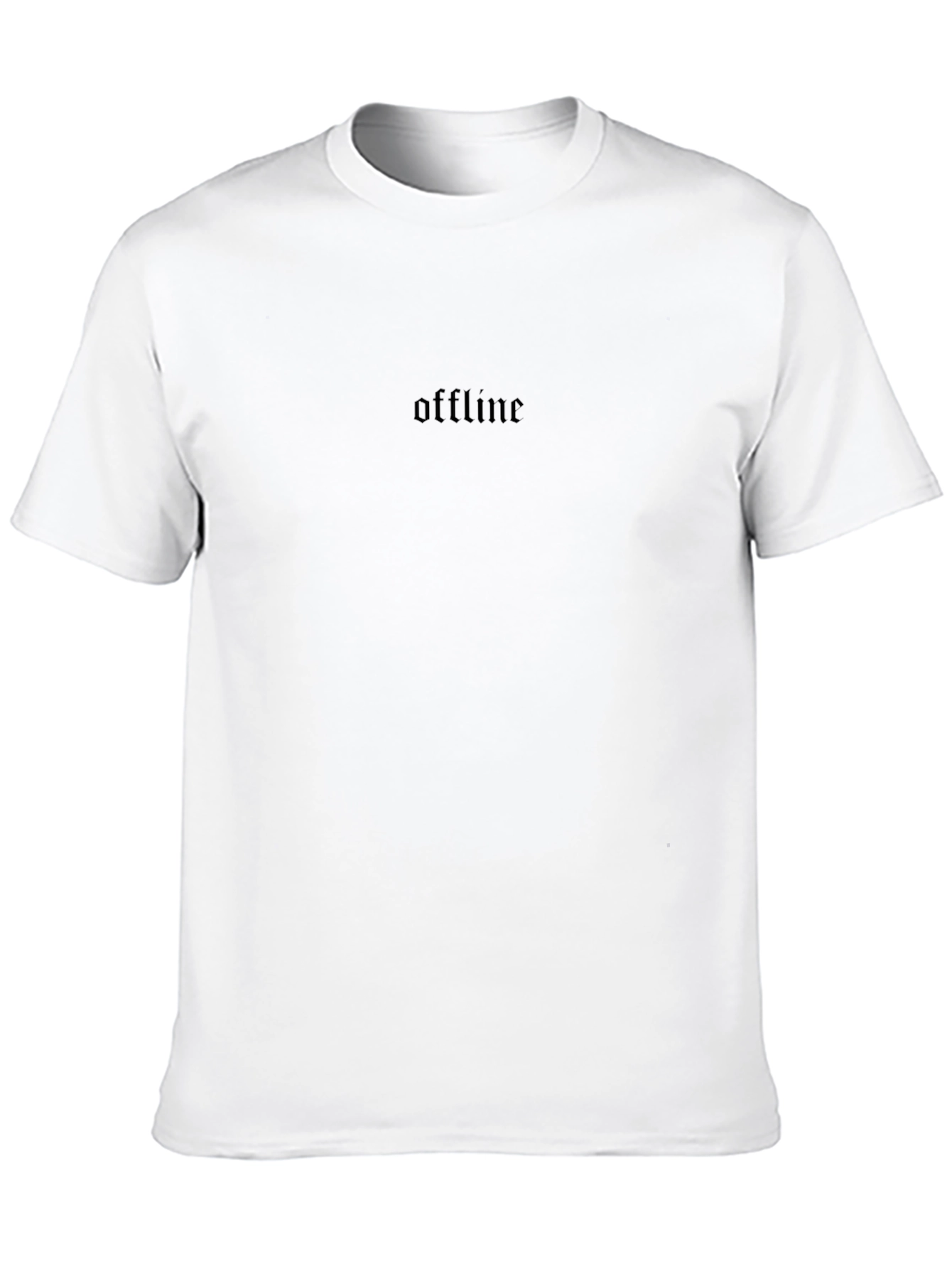 Offline Graphic Black T-Shirt