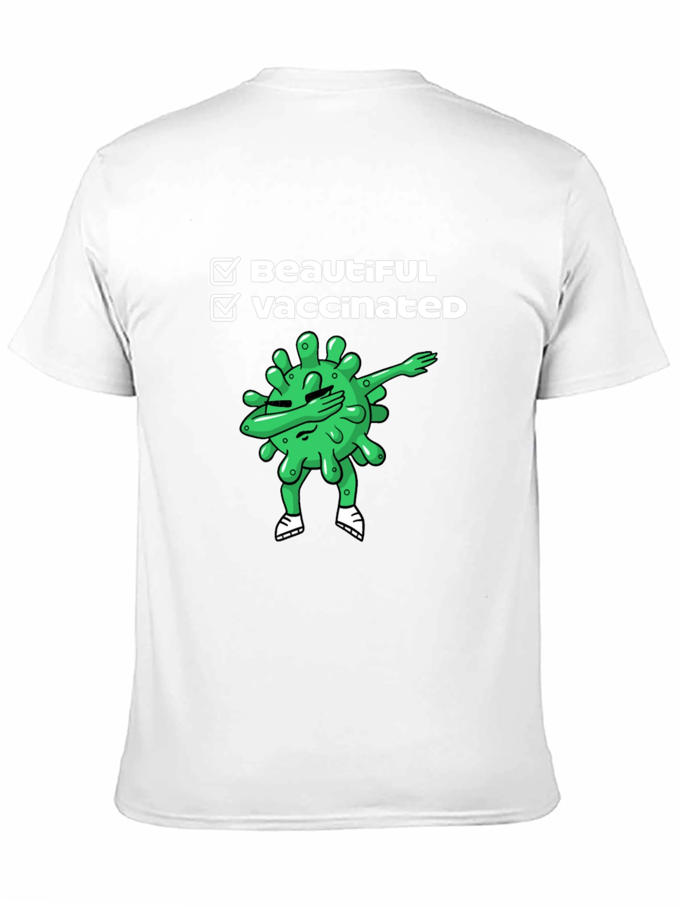Beautiful & Vaccinated Black T-Shirt