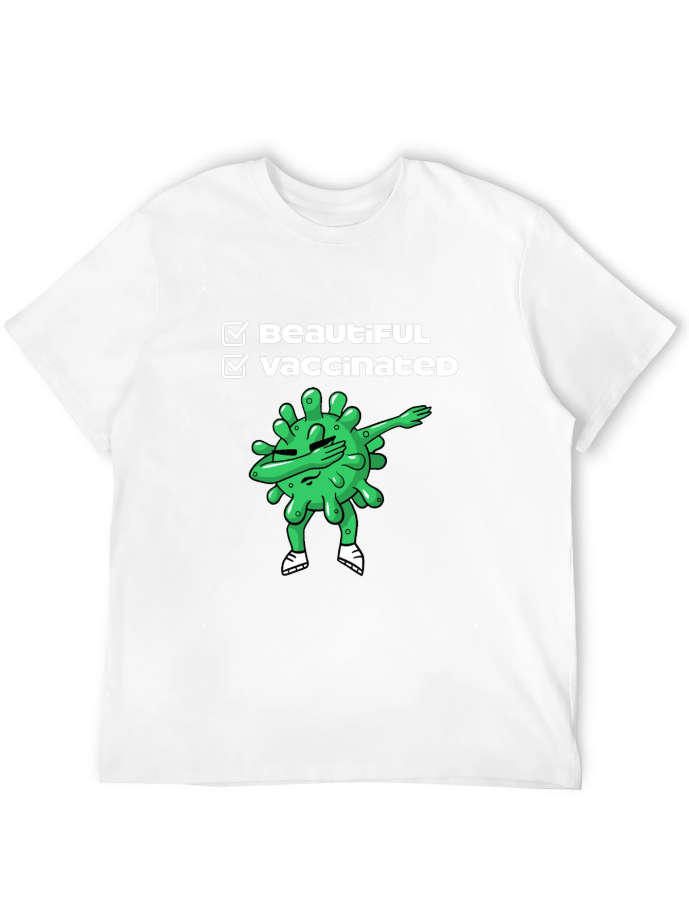 Beautiful & Vaccinated Black T-Shirt