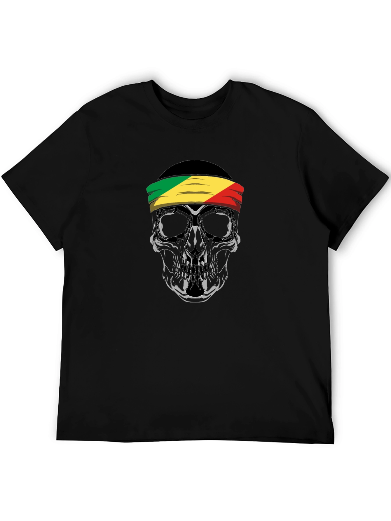 Skull Headband T-Shirt - Republic of Congo