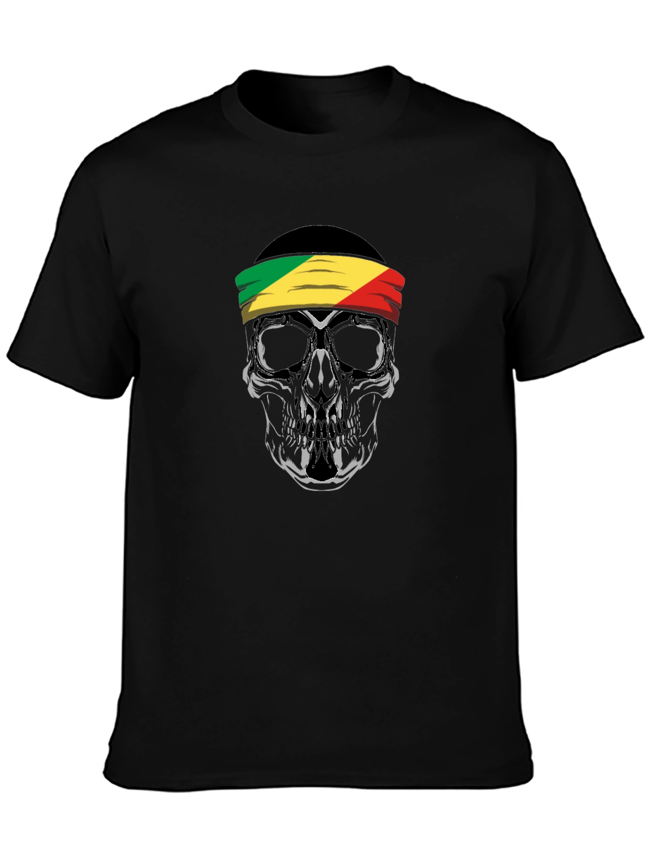 Skull Headband T-Shirt - Republic of Congo