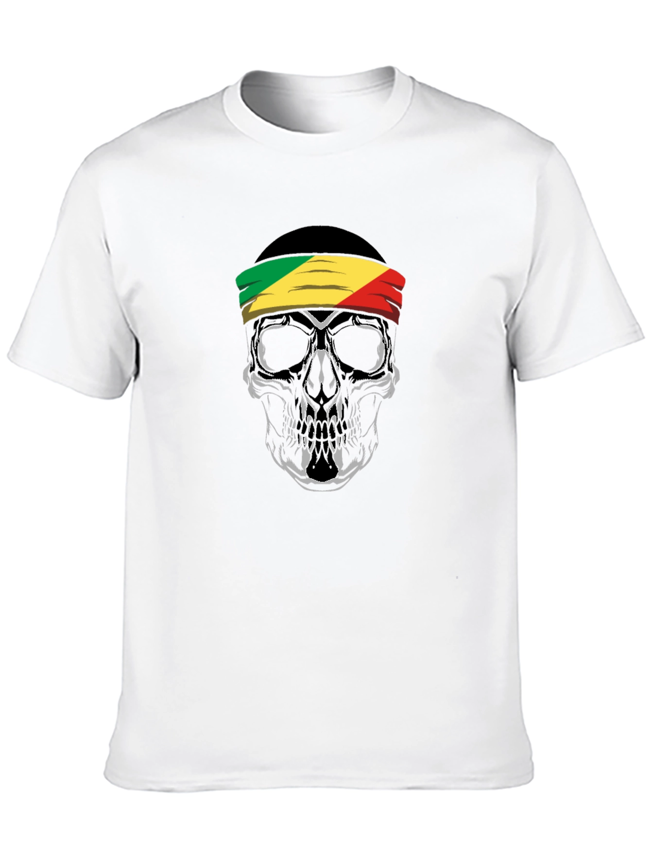 Skull Headband T-Shirt - Republic of Congo