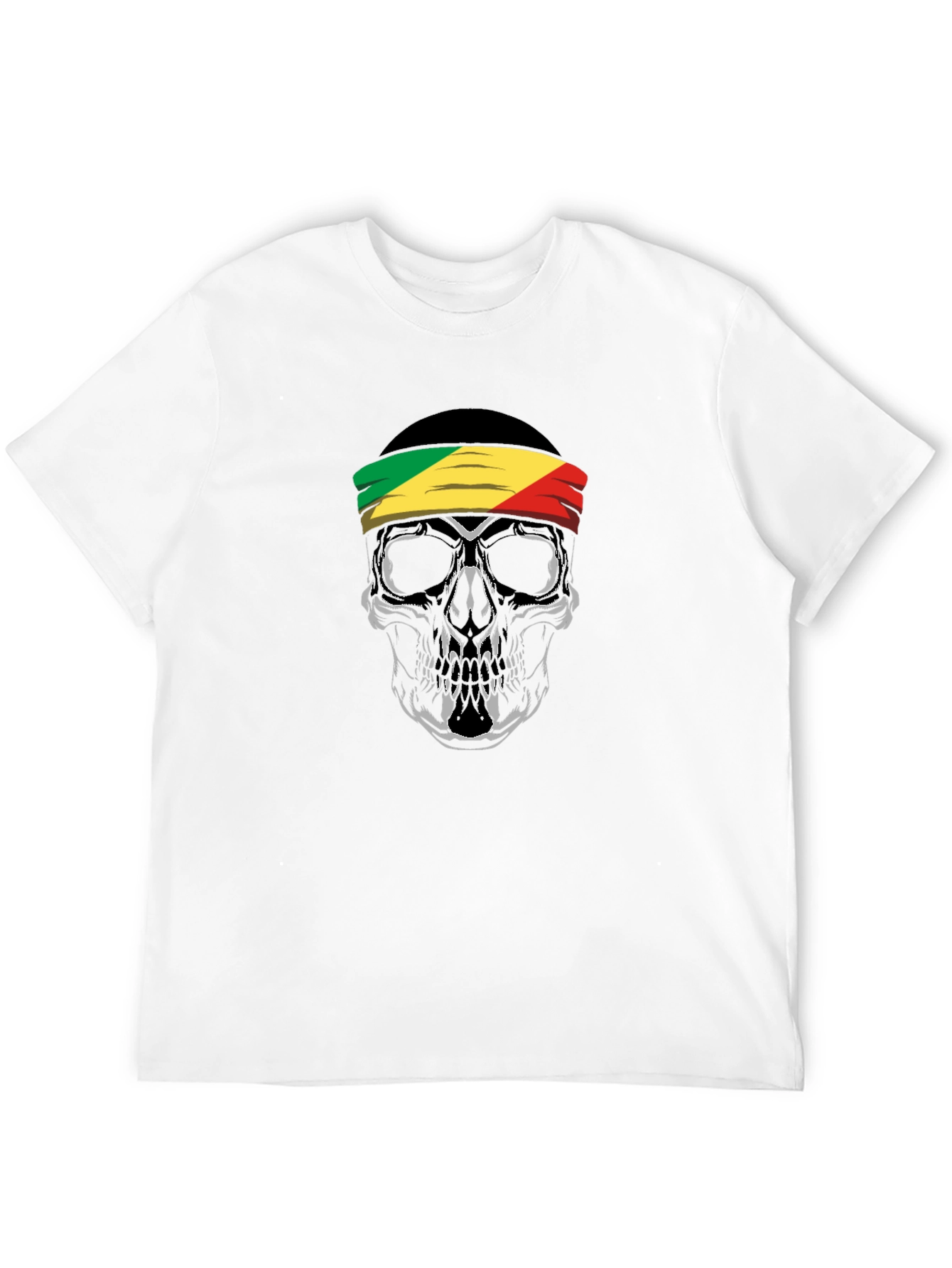 Skull Headband T-Shirt - Republic of Congo