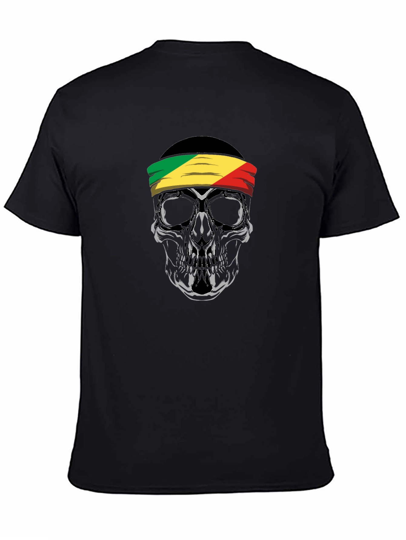 Skull Headband T-Shirt - Republic of Congo